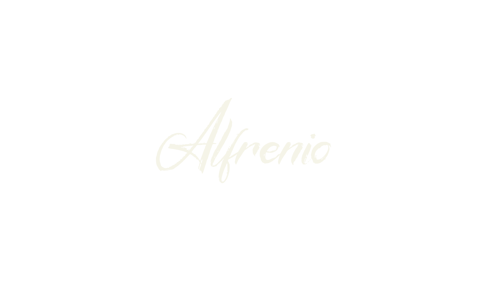 Alfrenio, script font preview
