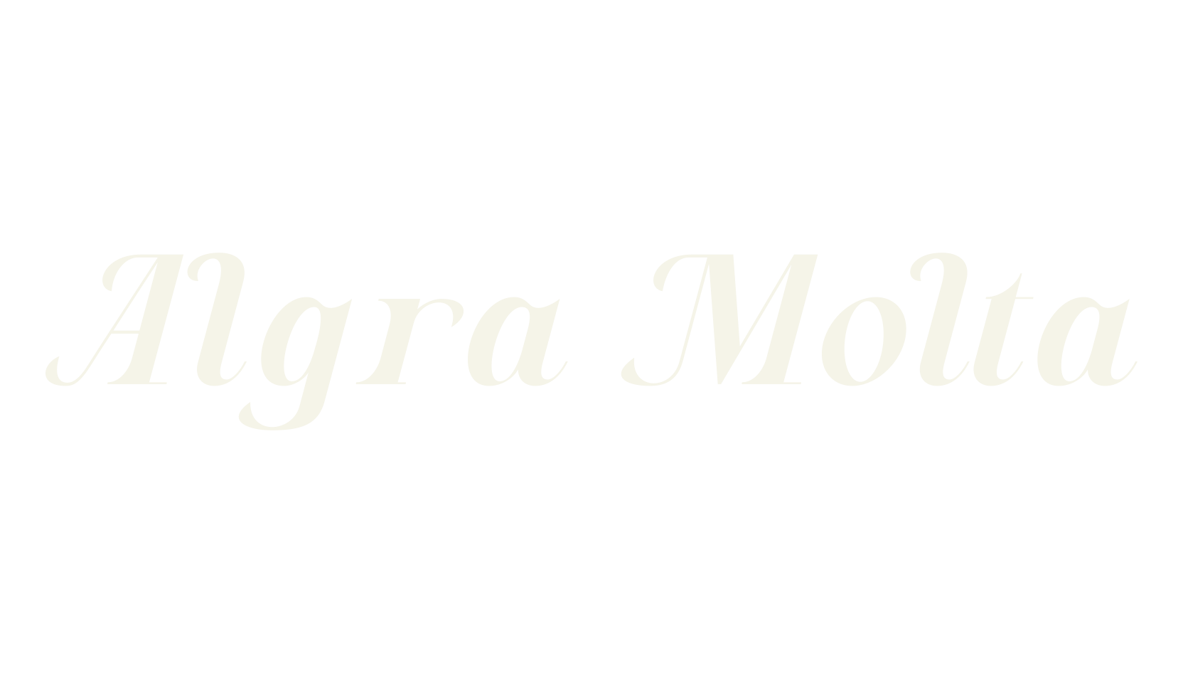 Algra Molta, bold font preview