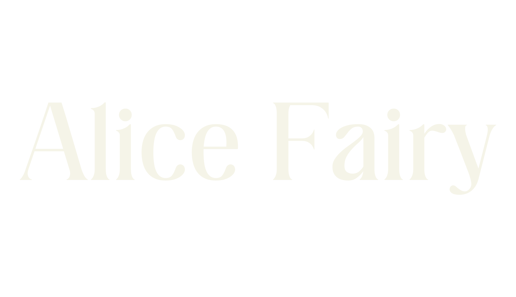 Alice Fairy, serif font preview