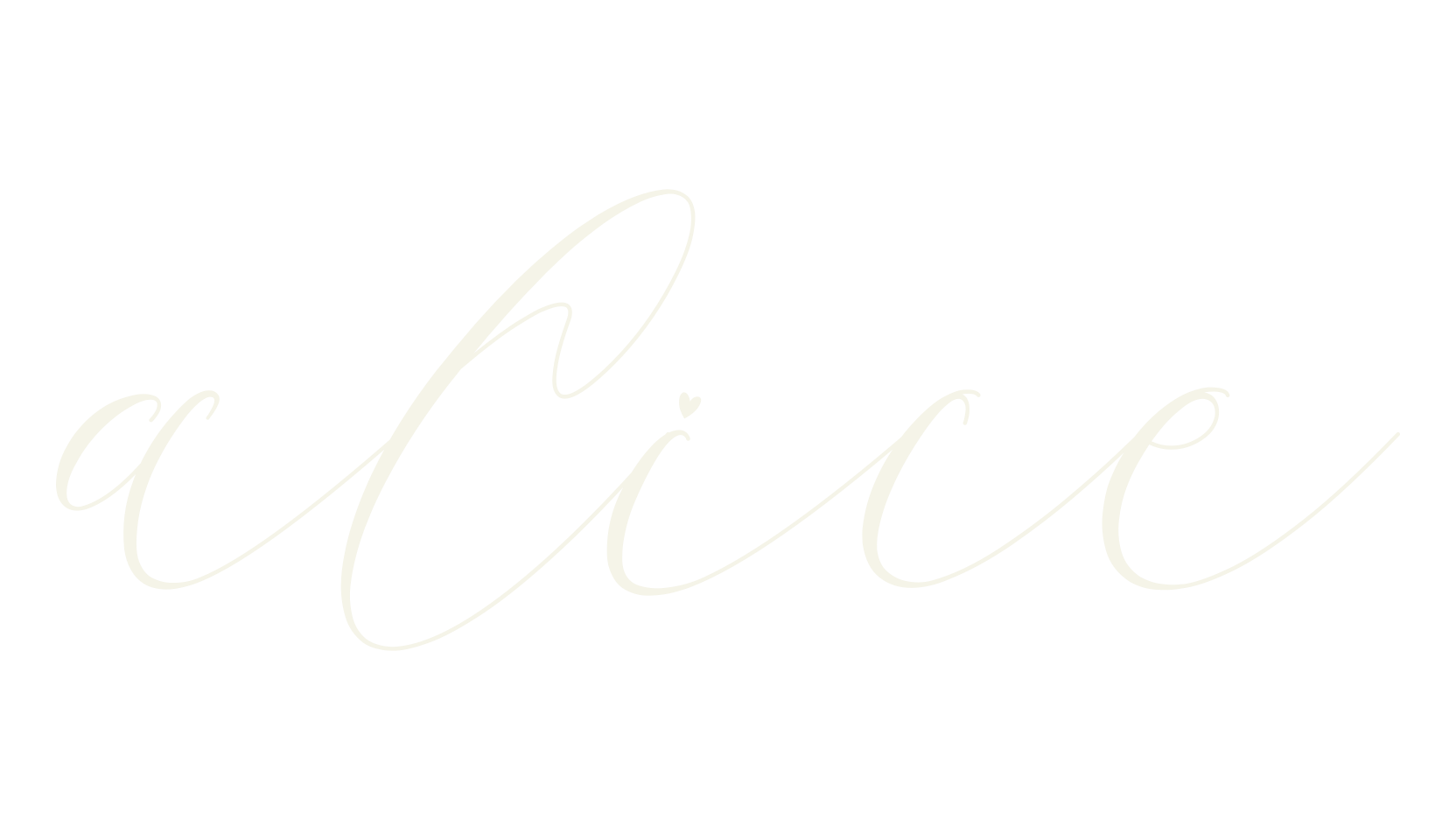 alice, calligraphy font preview