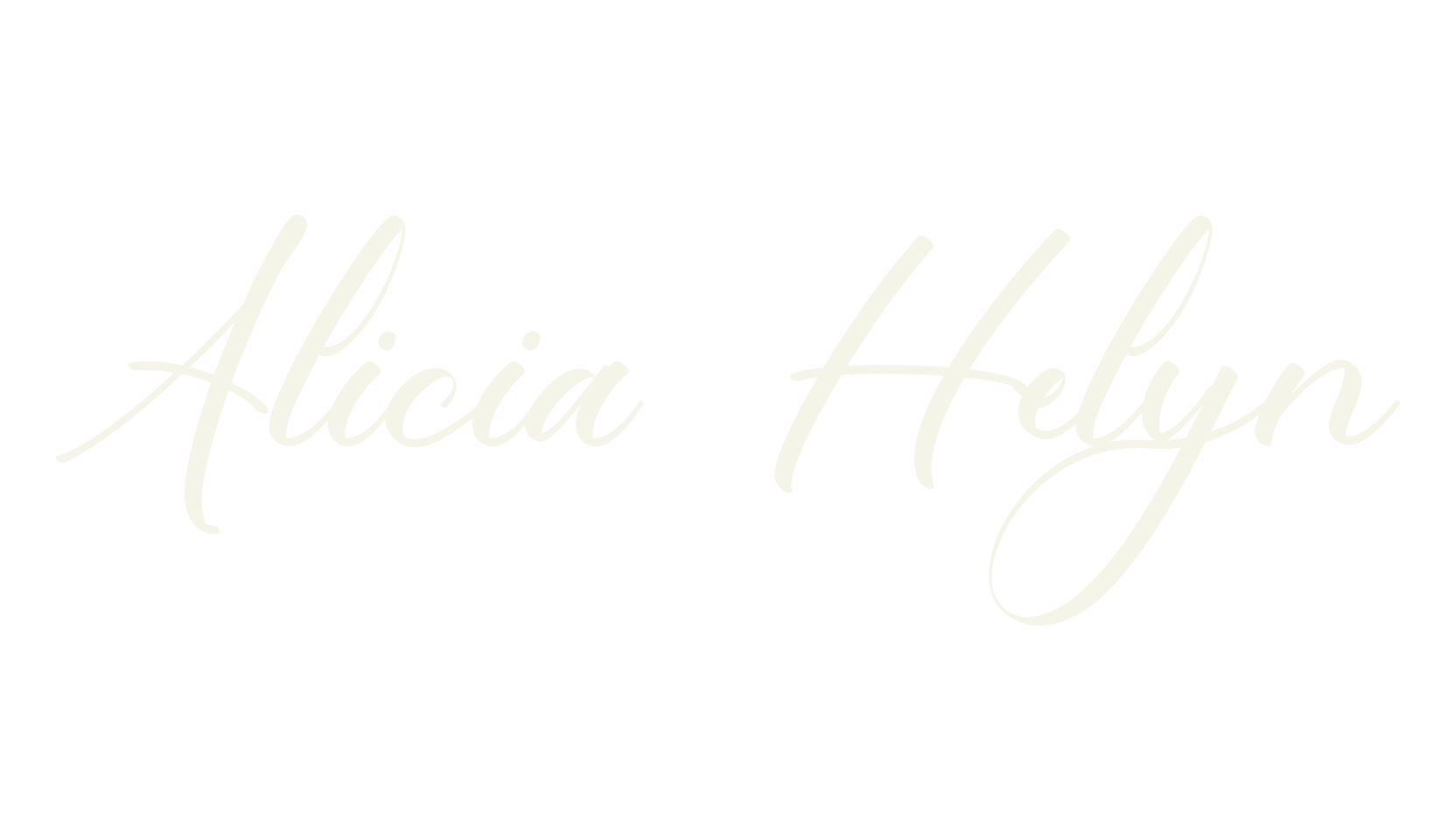 Alicia Helyn, calligraphy font preview