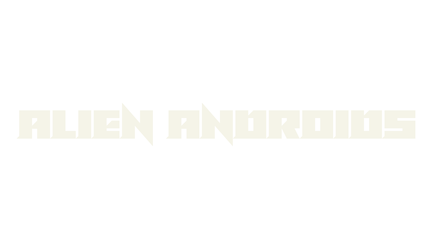 Alien Androids, display market font preview