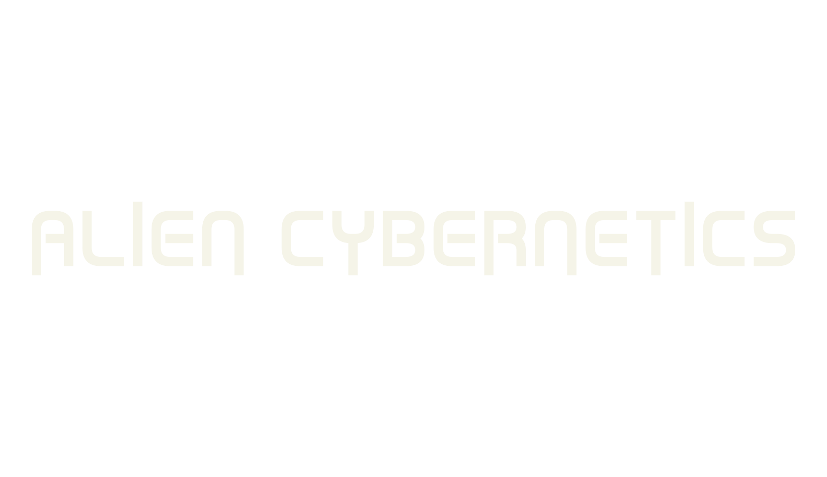 ALIEN CYBERNETICS, display market font preview