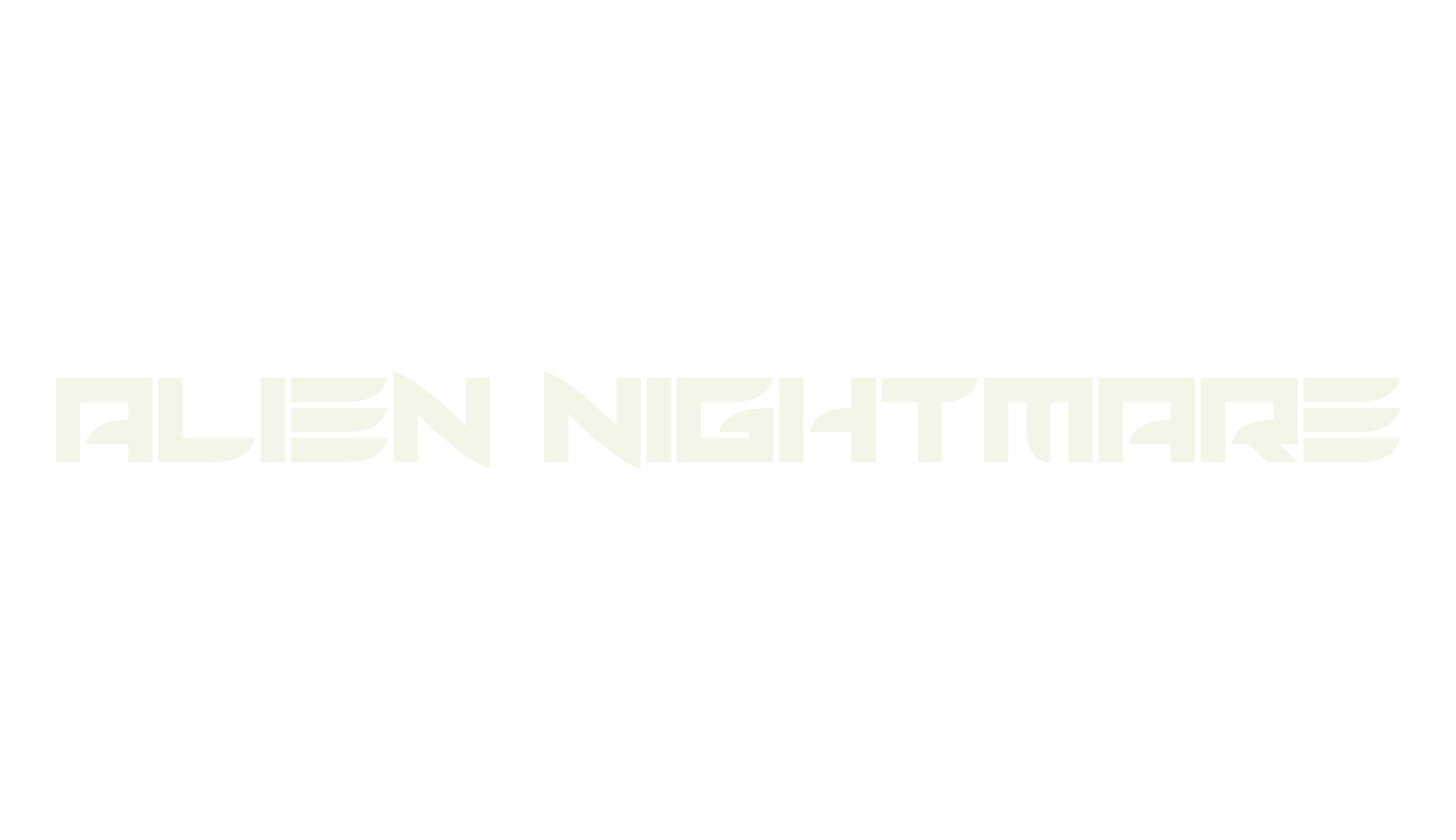 Alien Nightmare, display market font preview