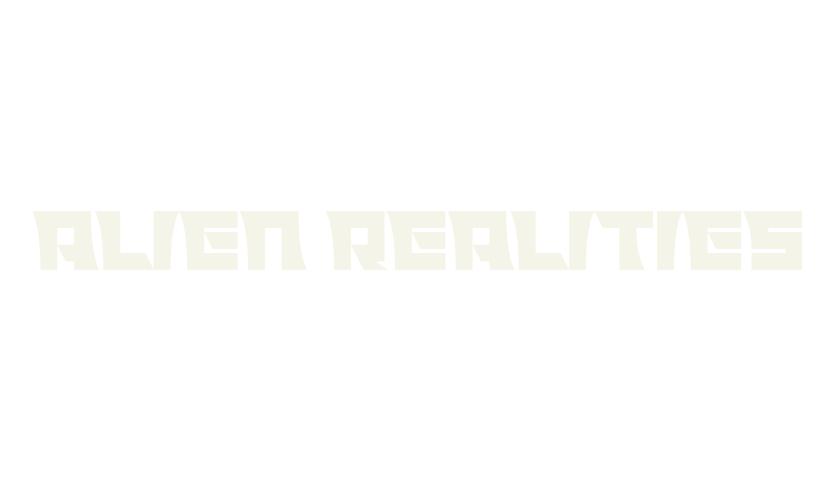Alien Realities, display market font preview