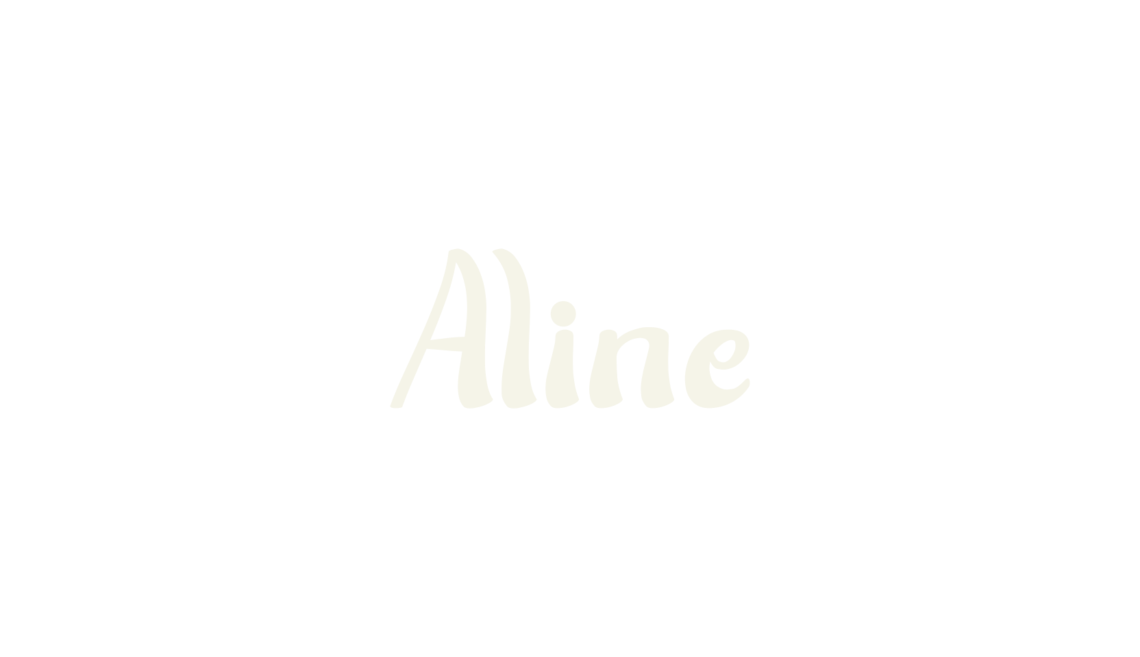 Aline, psychedelic font preview
