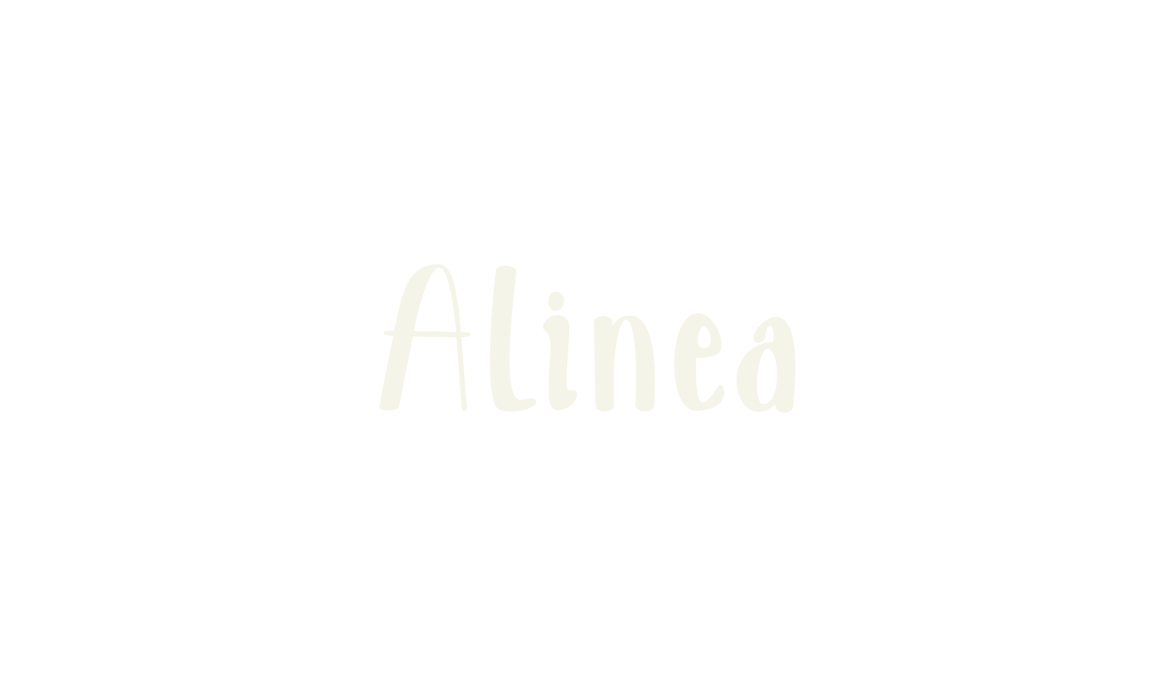 Alinea, handwriting font preview