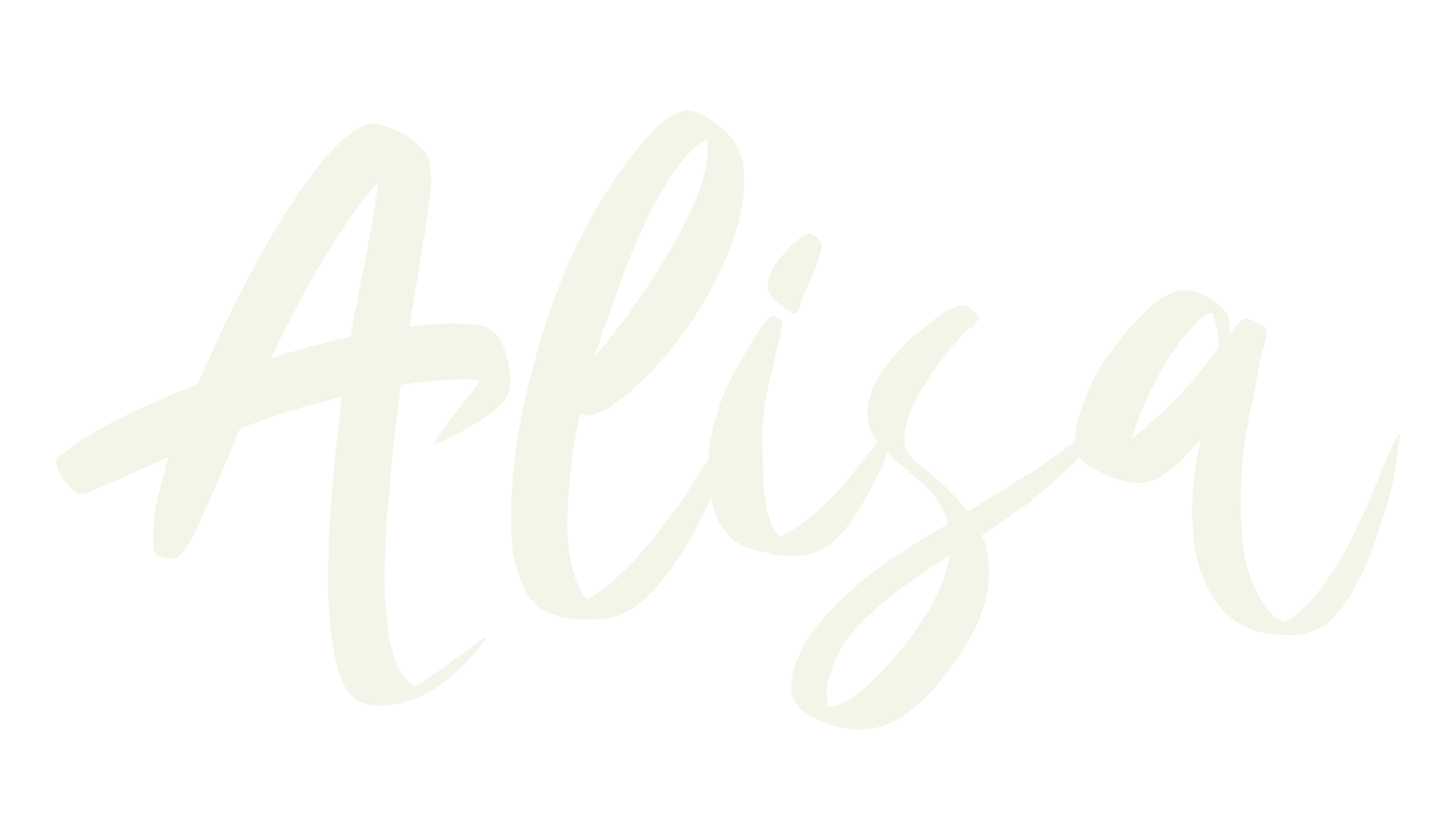 Alisa, modern calligraphy font preview