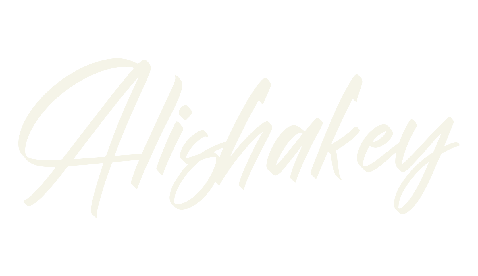 Alishakey, script font preview