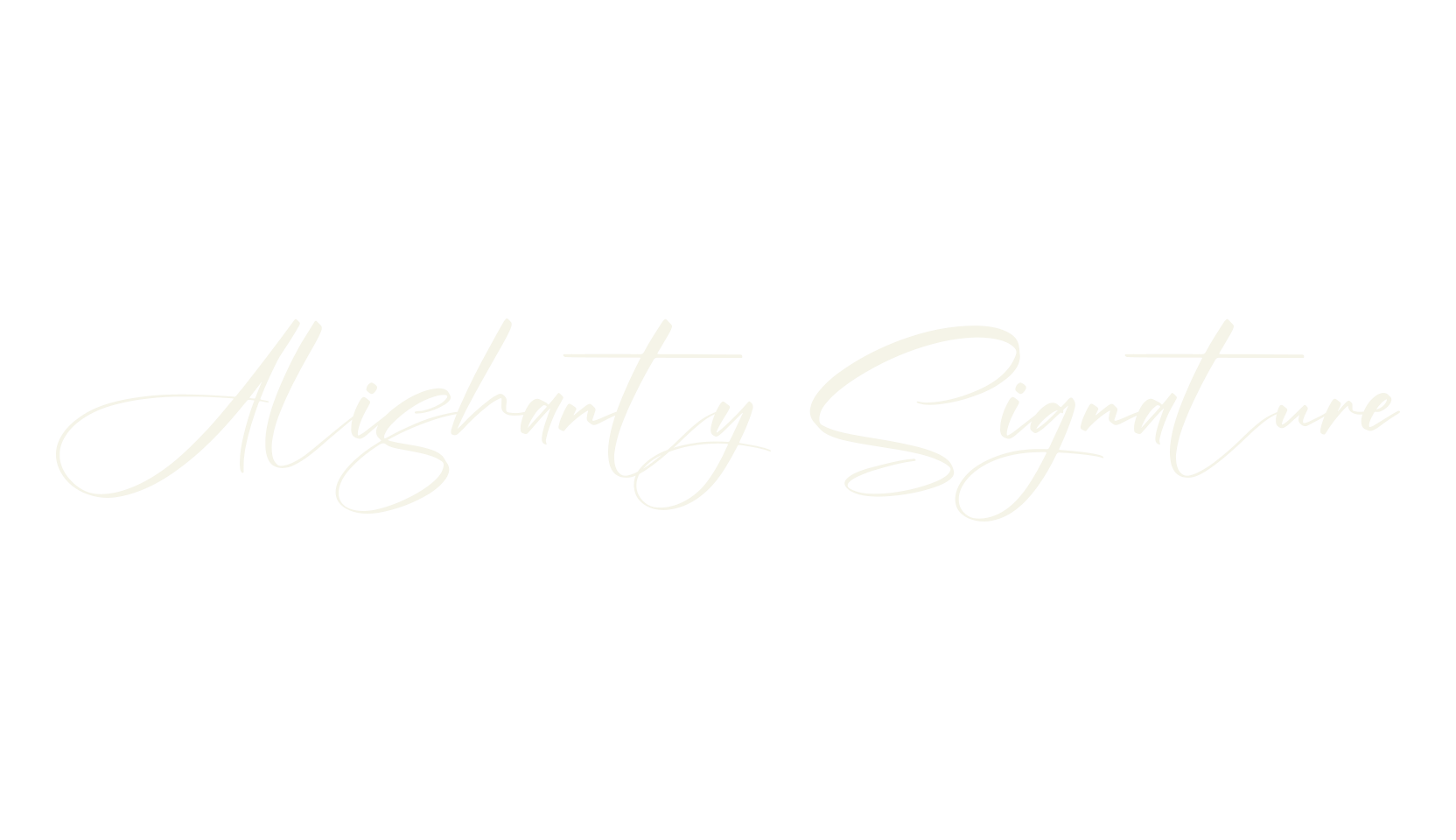 Alishanty Signature, script font preview