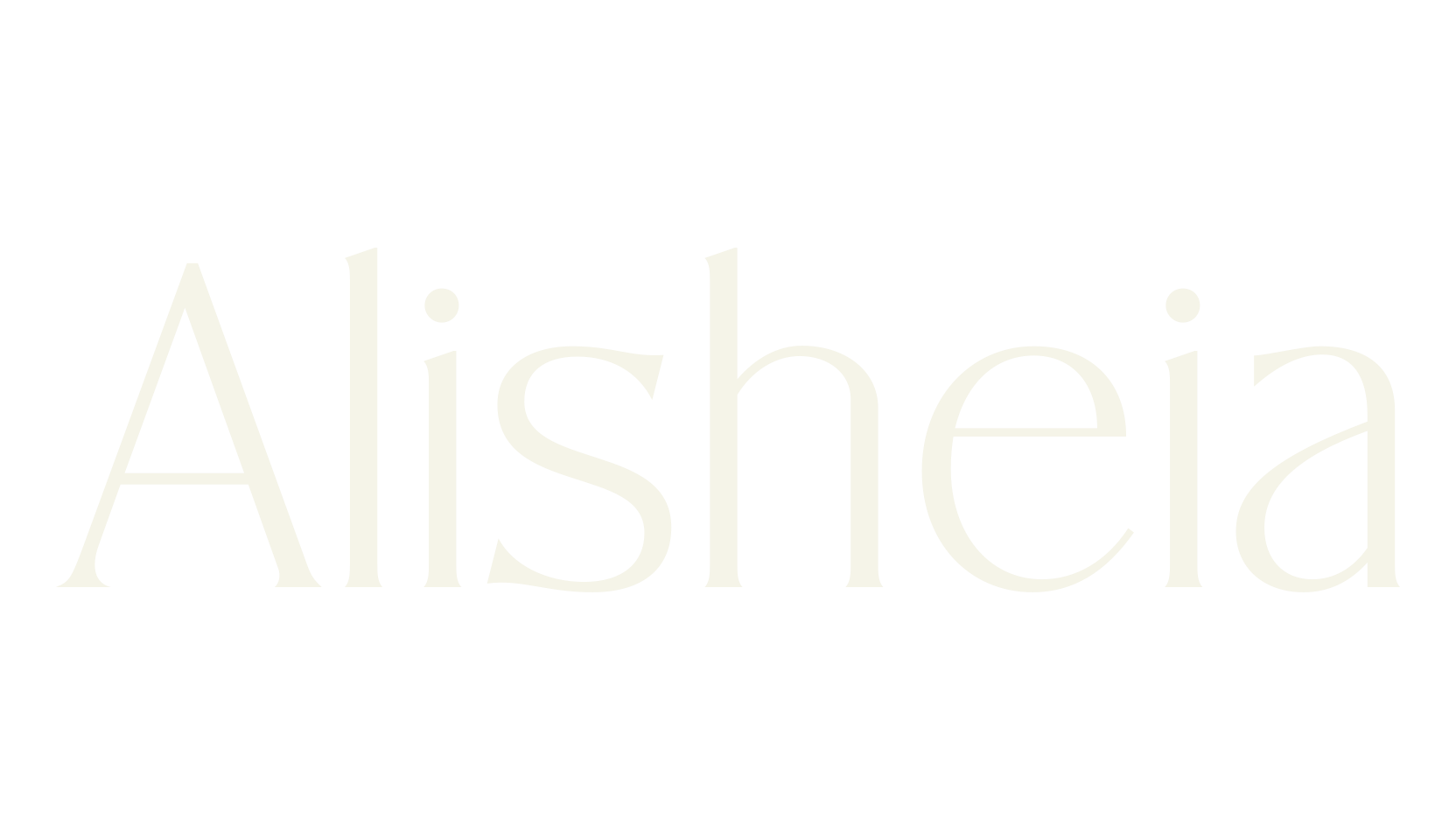 Alisheia, serif font preview