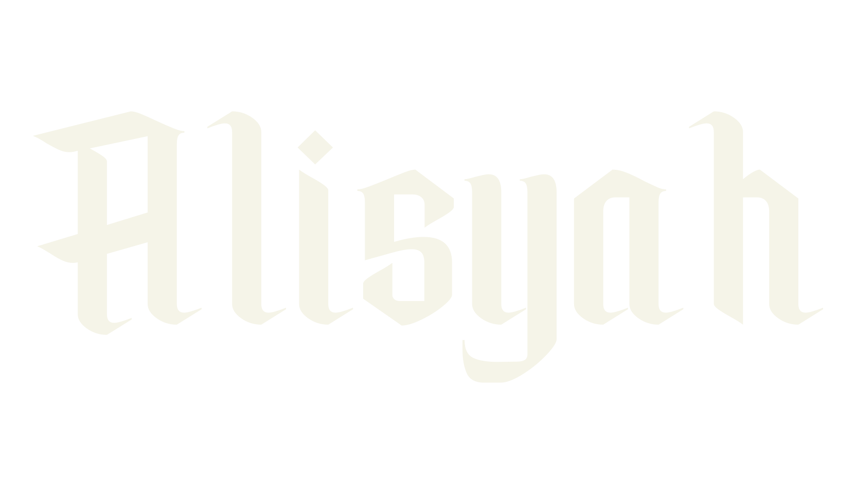 Alisyah, arabic font preview