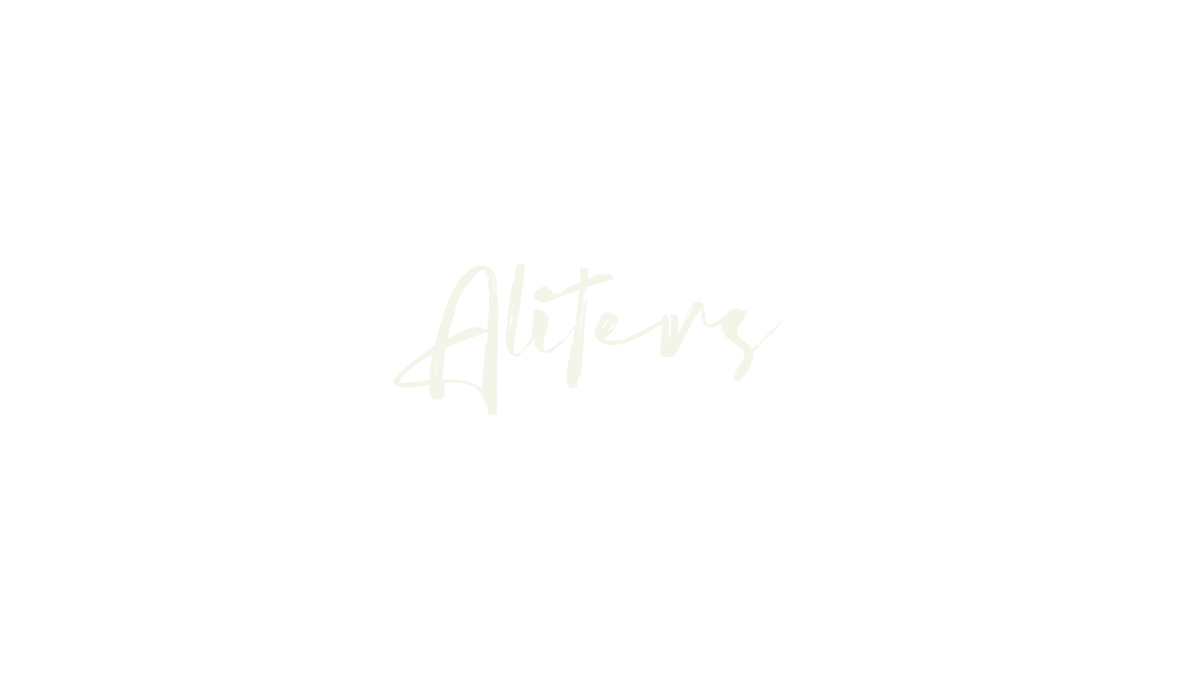 Aliters, calligraphy font preview