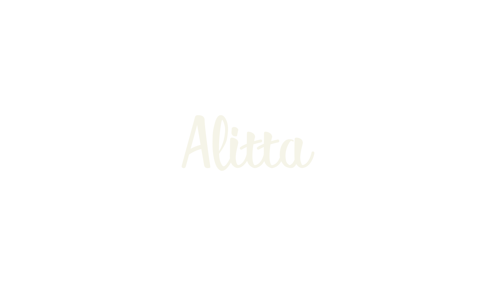 Alitta, modern calligraphy font preview