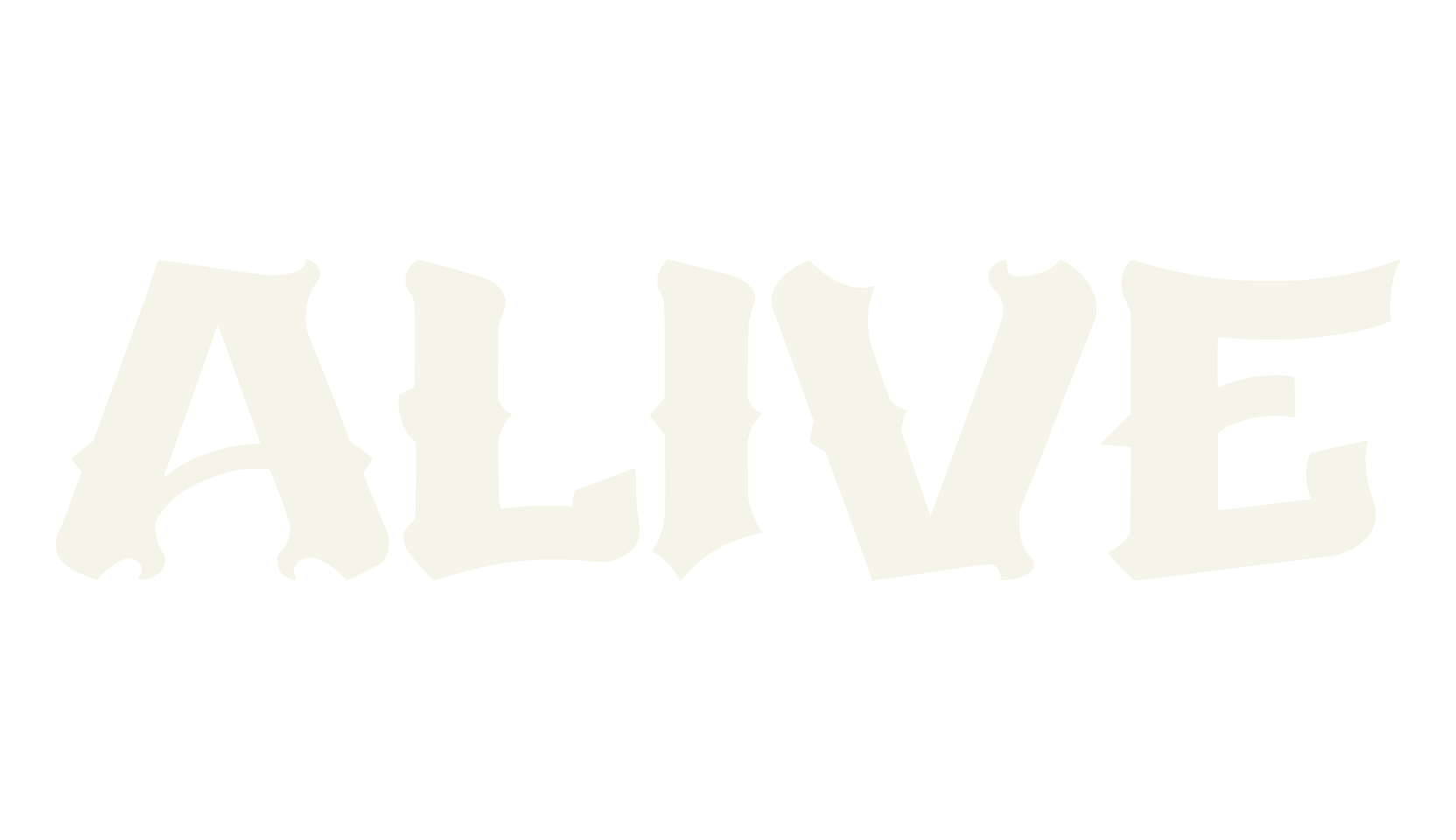 Alive, band font preview