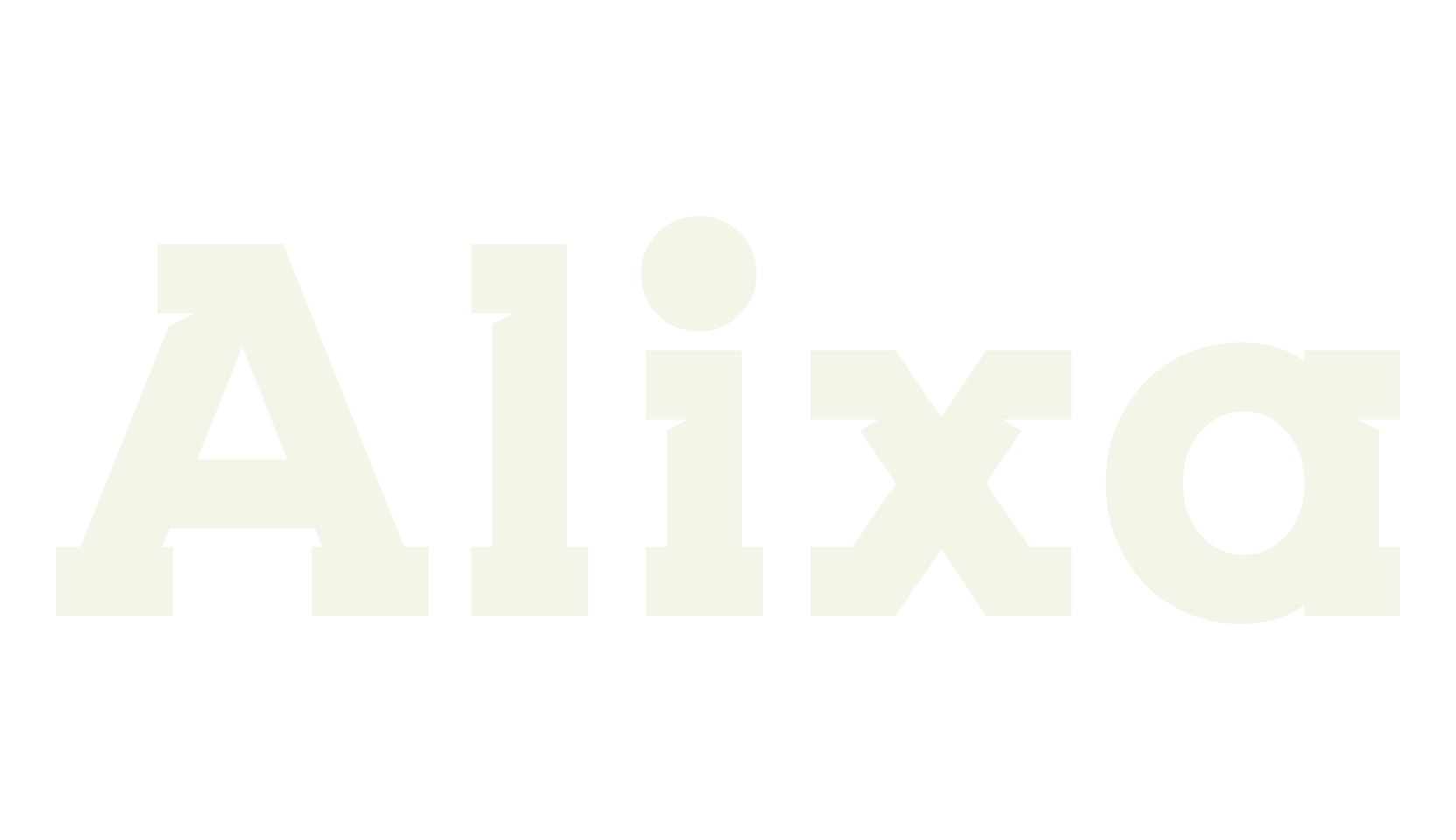 Alixa, bold font preview