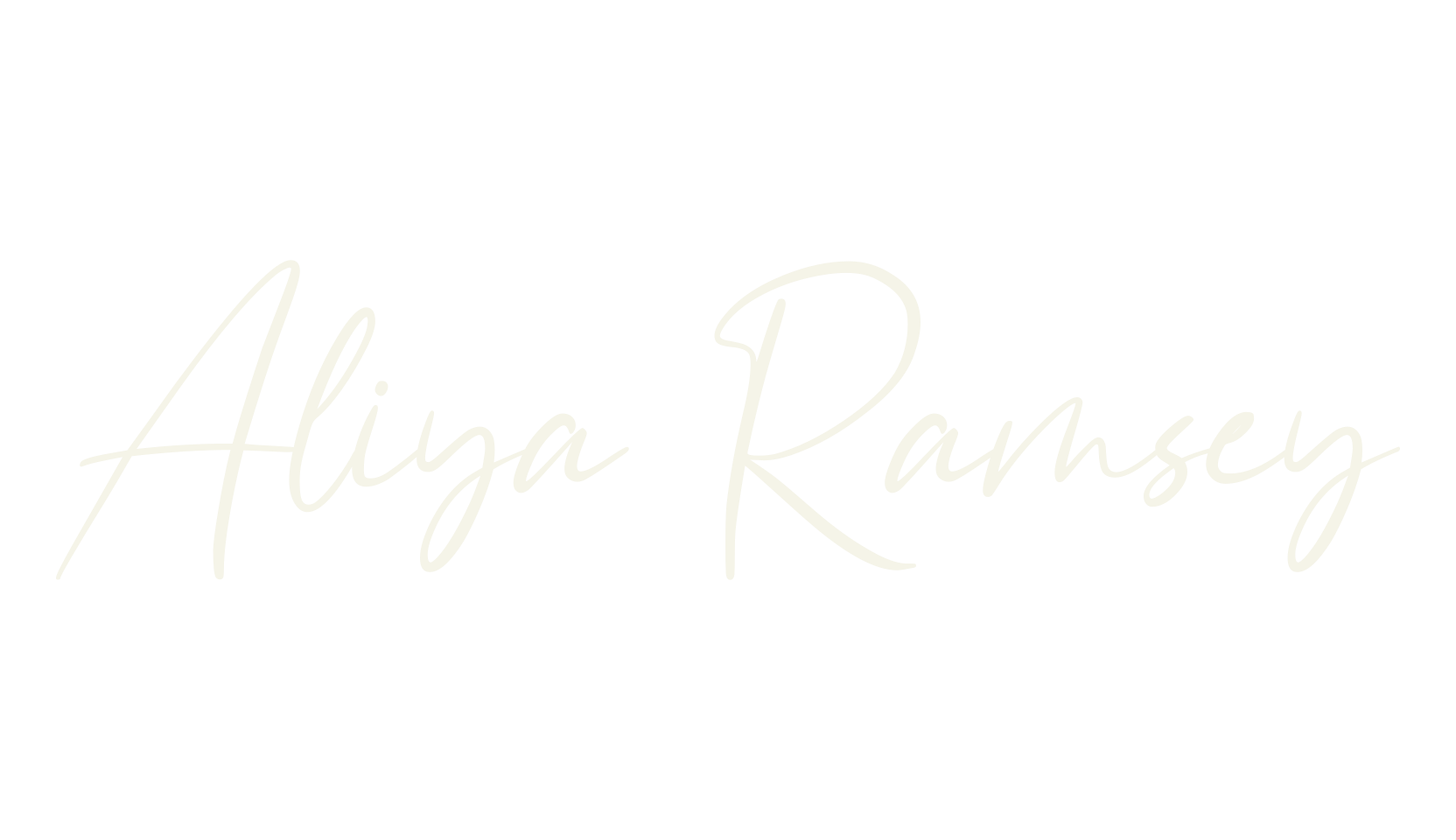 Aliya Ramsey, thin font preview