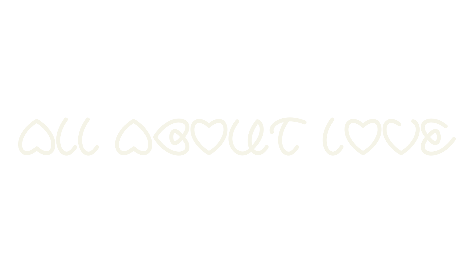 ALL ABOUT LOVE, display market font preview