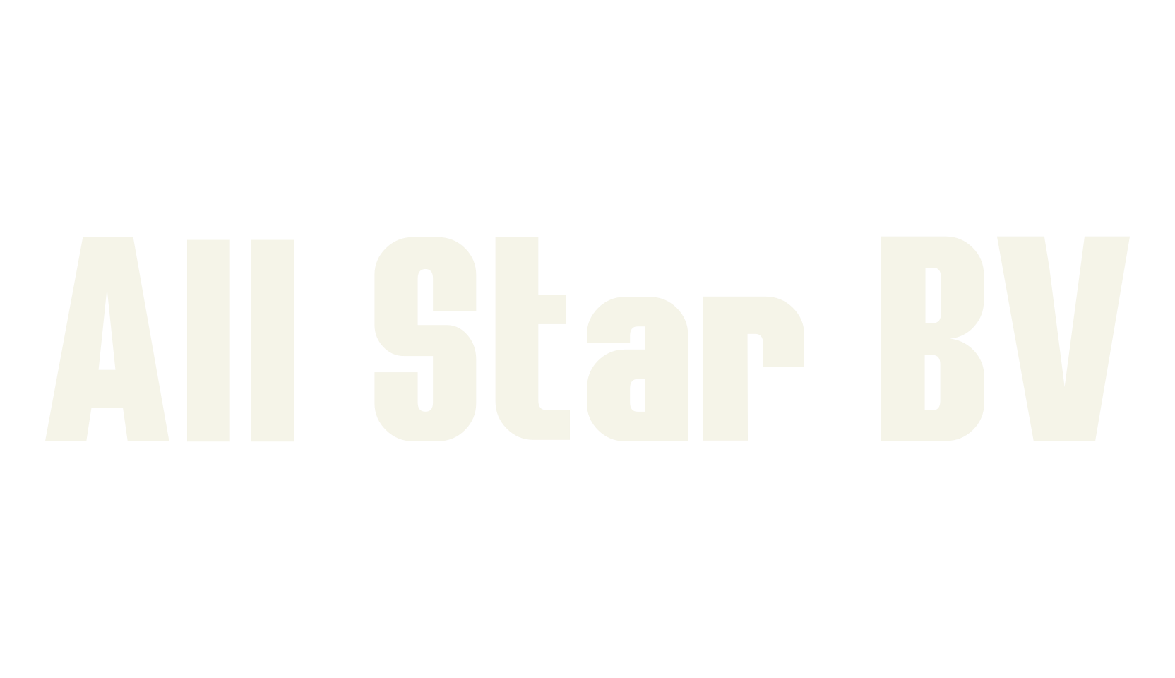 All Star BV, sans font preview