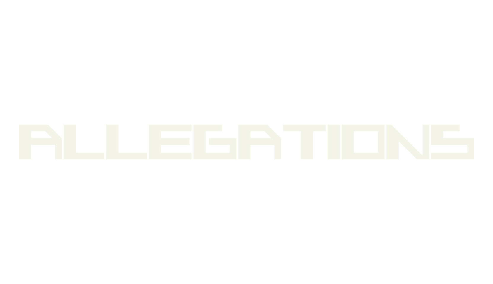 ALLEGATIONS, cyberpunk font preview