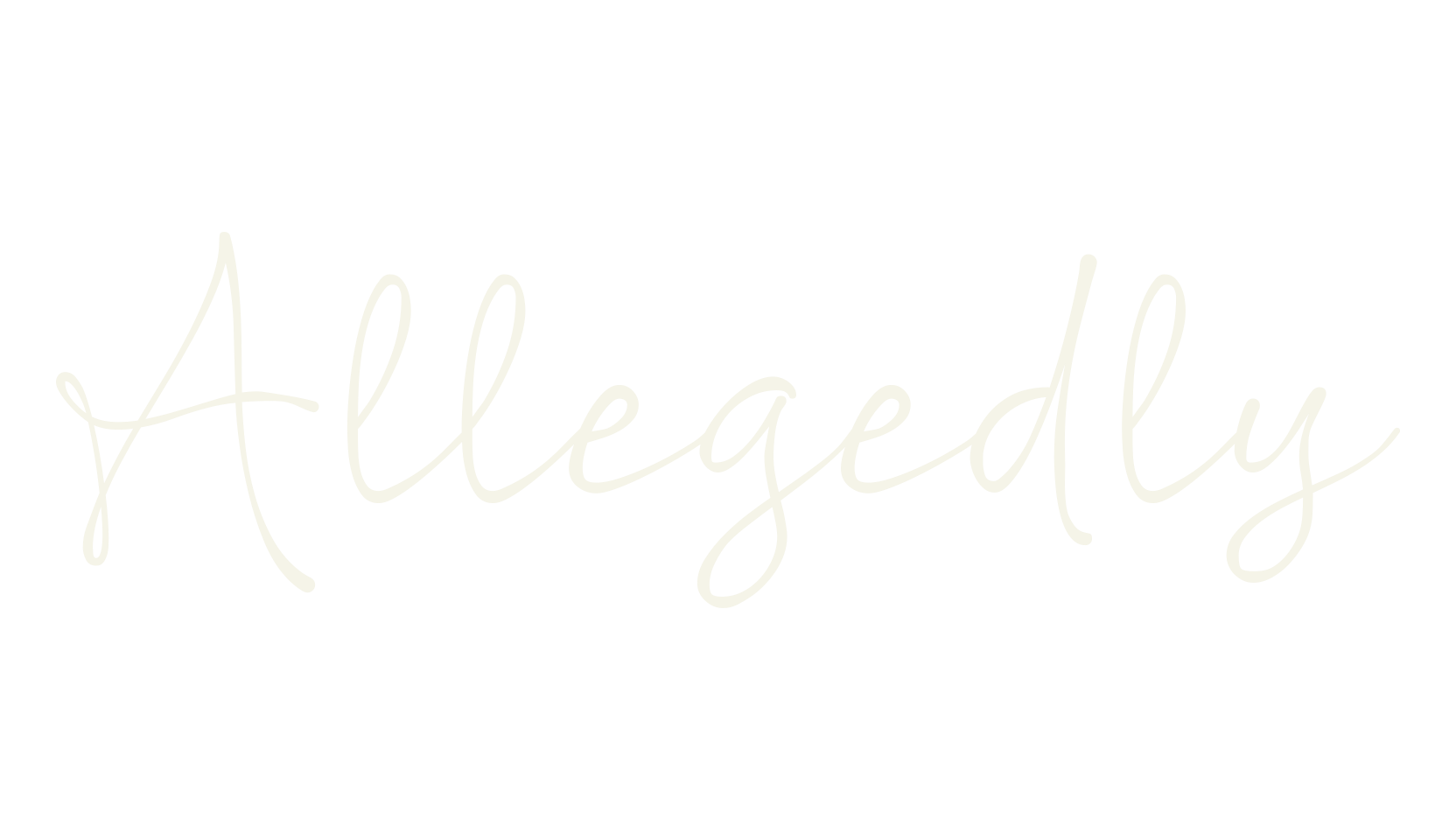 Allegedly, fashion script font preview