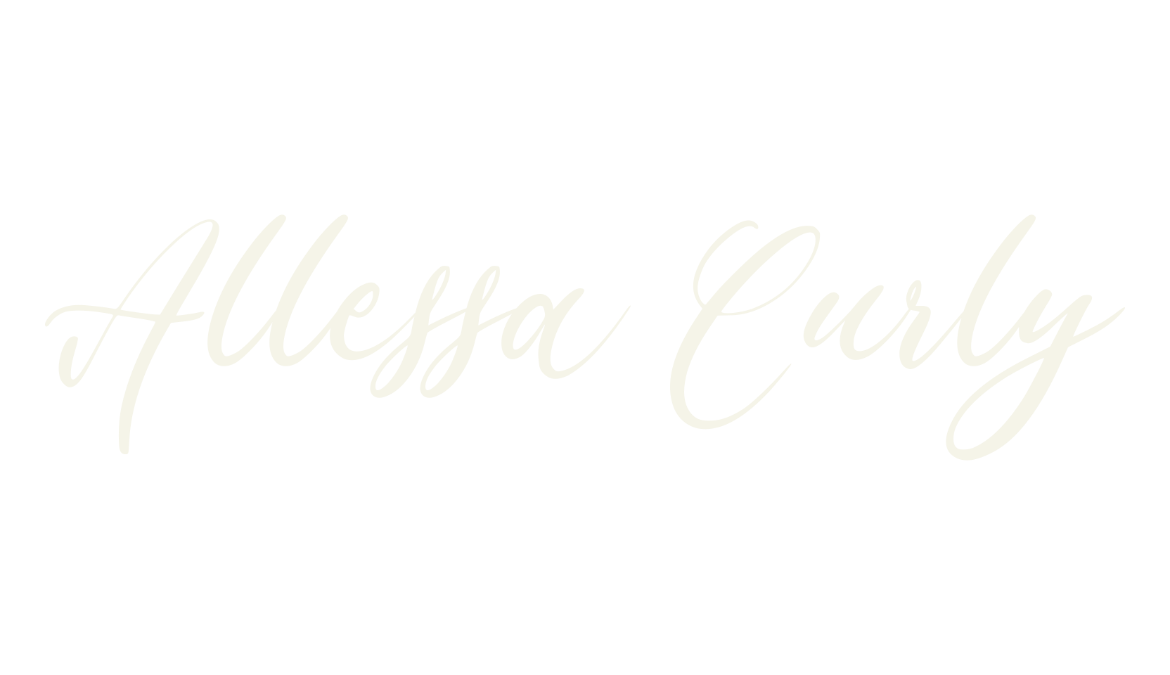 Allessa Curly, curly font preview