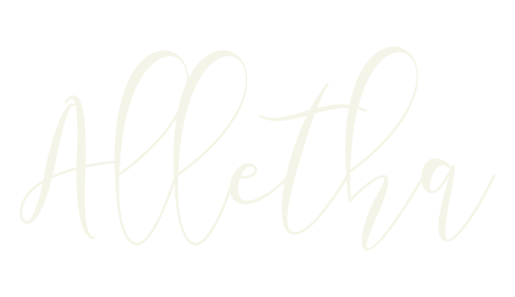 Alletha, birthday font preview