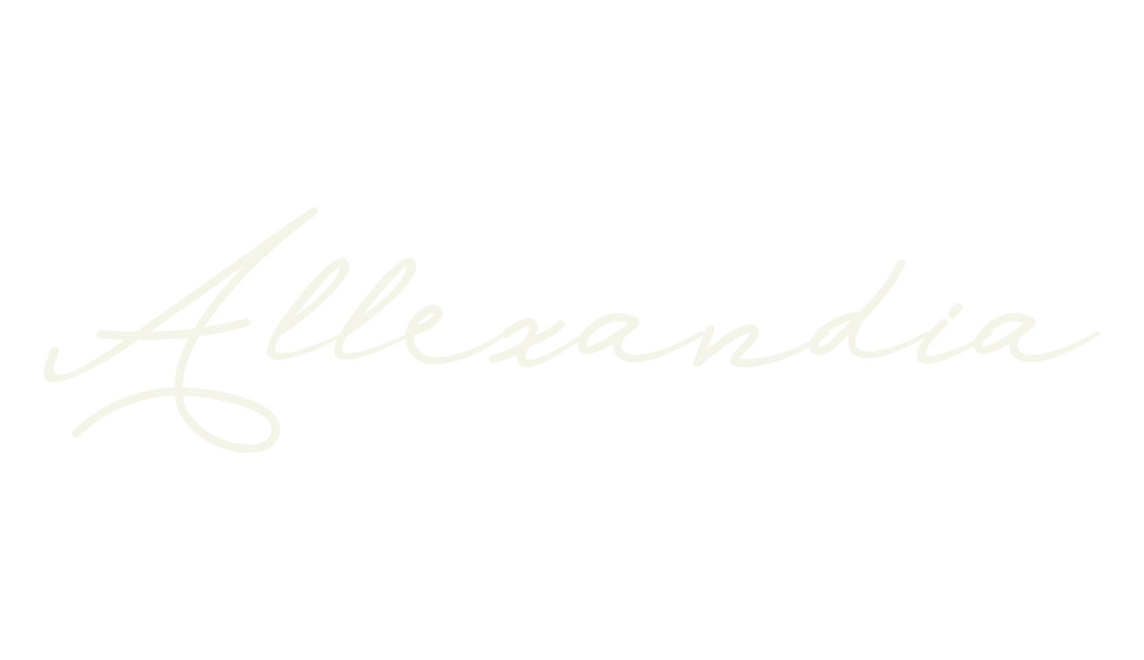 Allexandia, calligraphy font preview