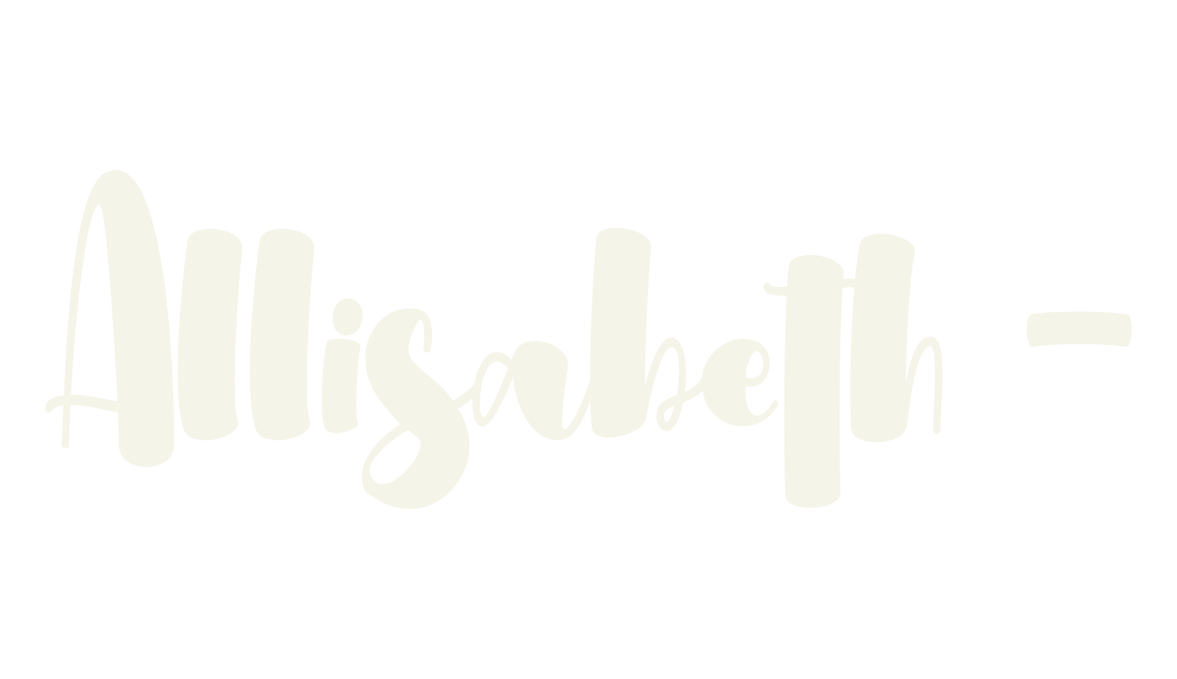 Allisabeth -, retro font preview