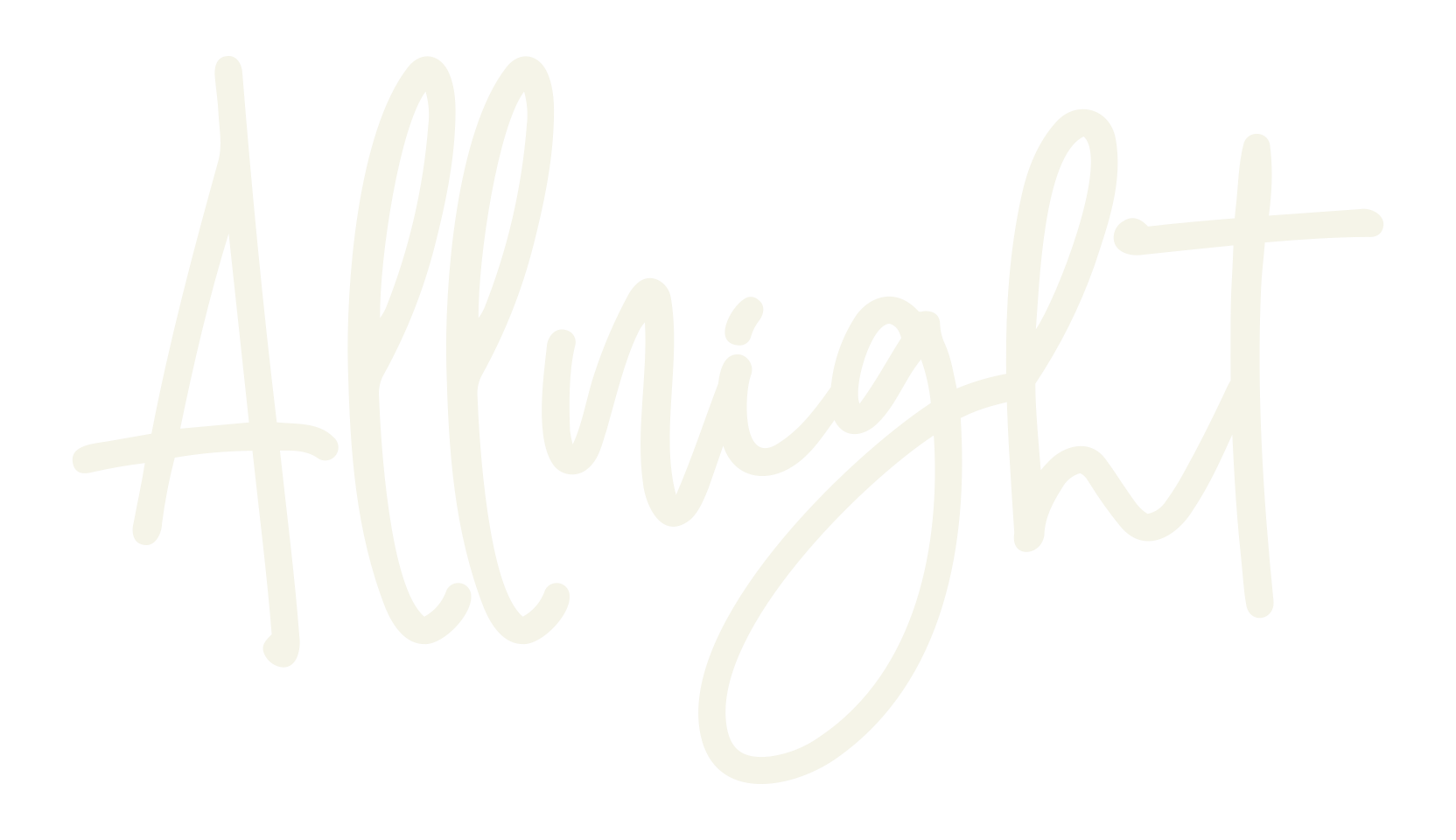 Allnight, cursive font preview