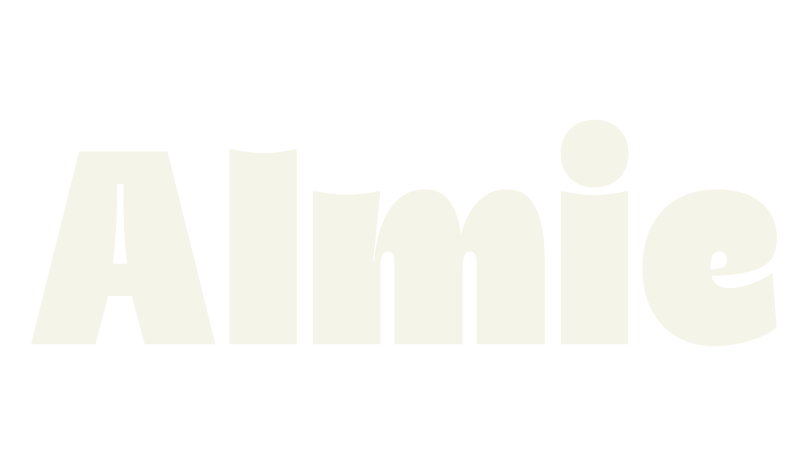 Almie, funky font preview