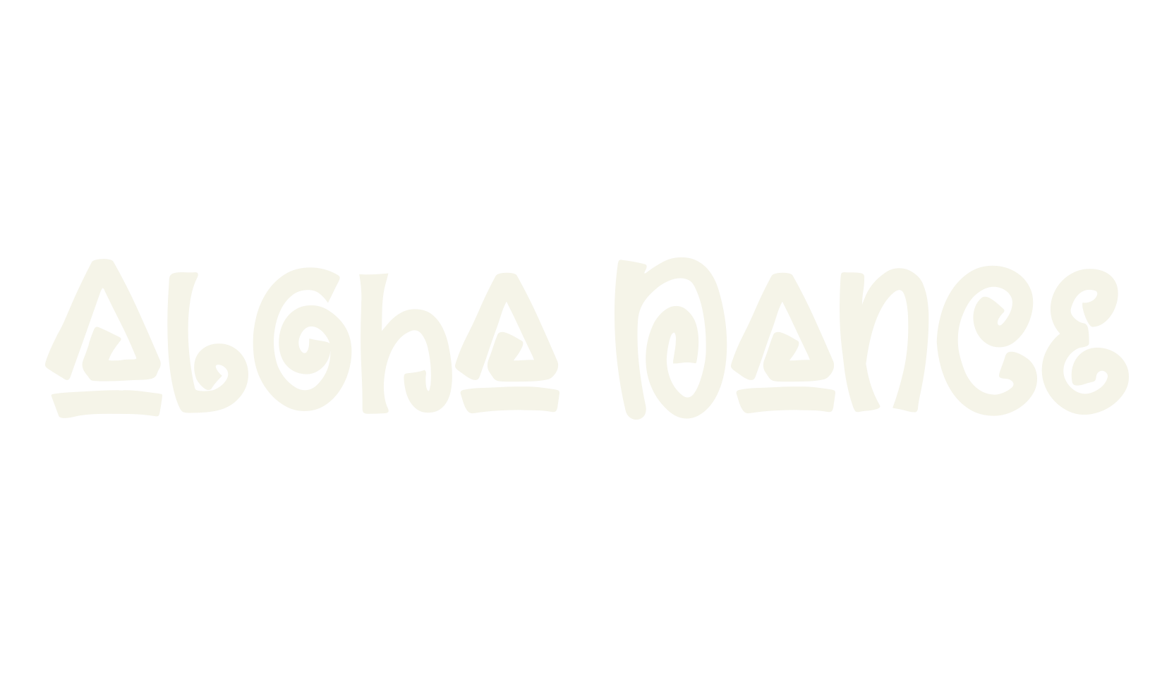 Aloha Dance, summer font preview