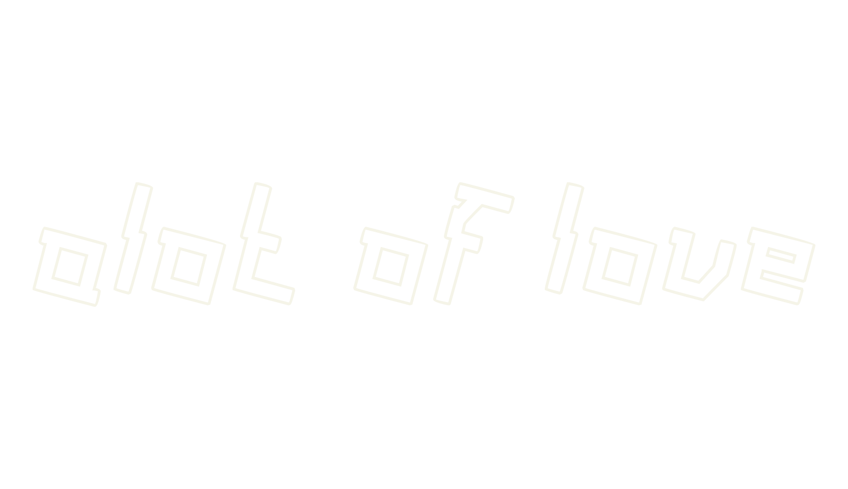 alot of love, display market font preview