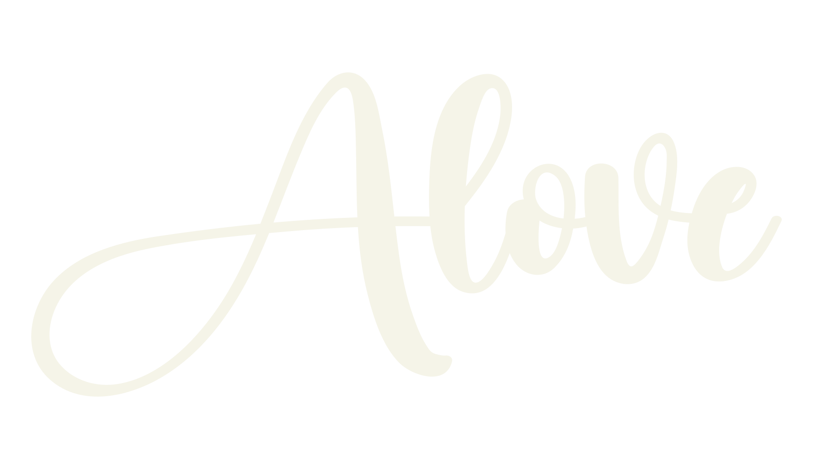 Alove, calligraphy font preview