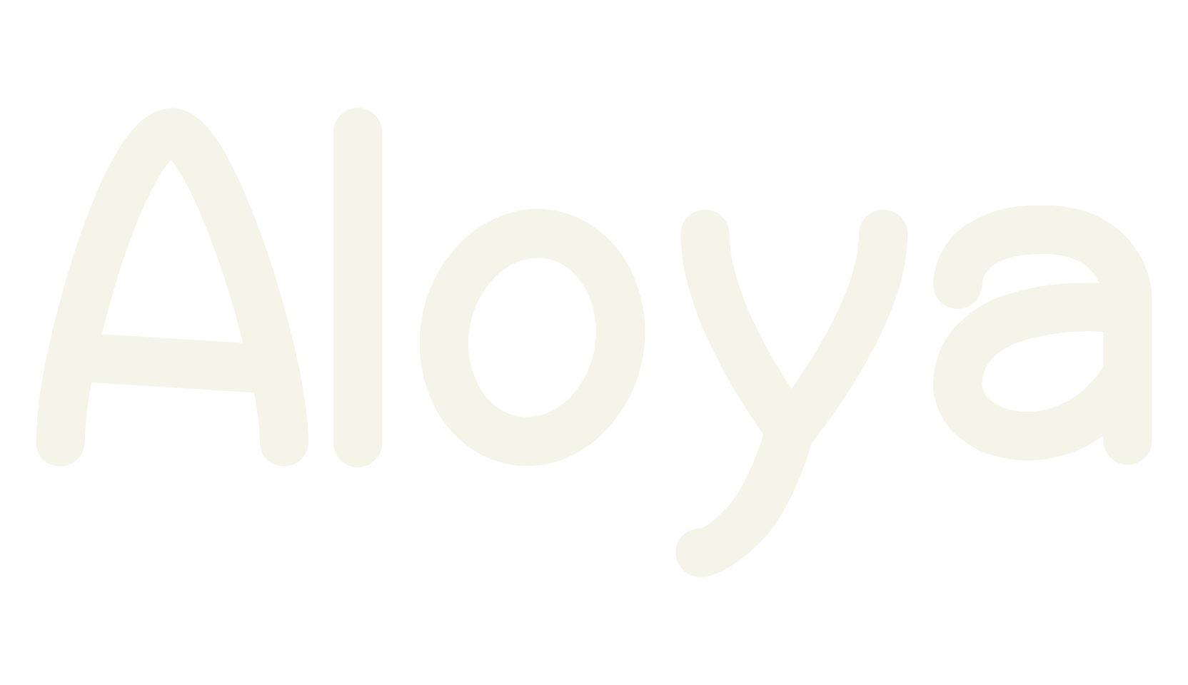 Aloya, cute font preview