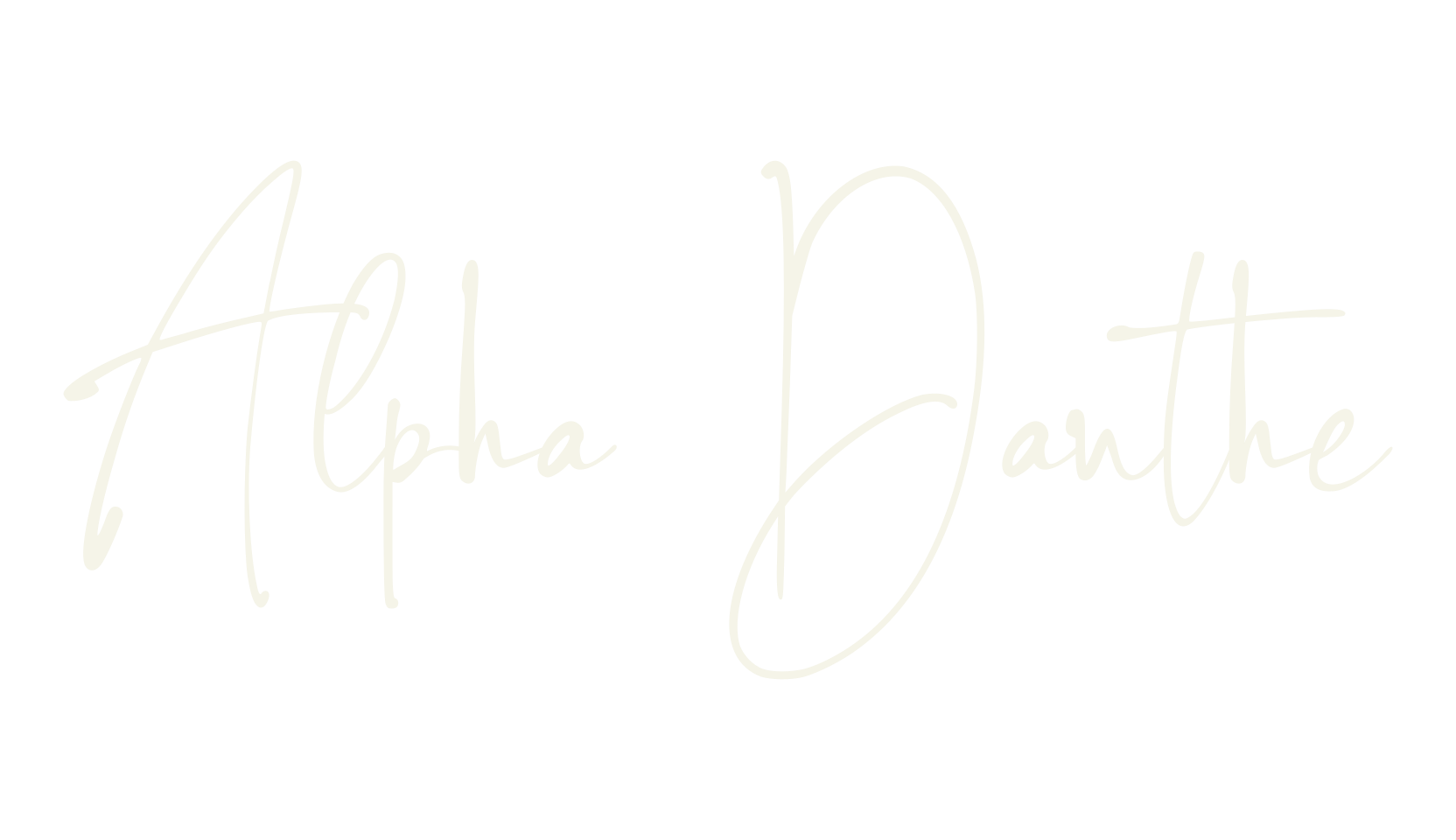 Alpha Danthe, fashion script font preview