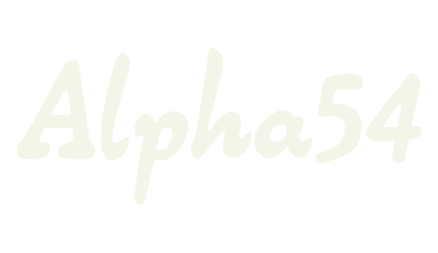 Alpha54, script font preview