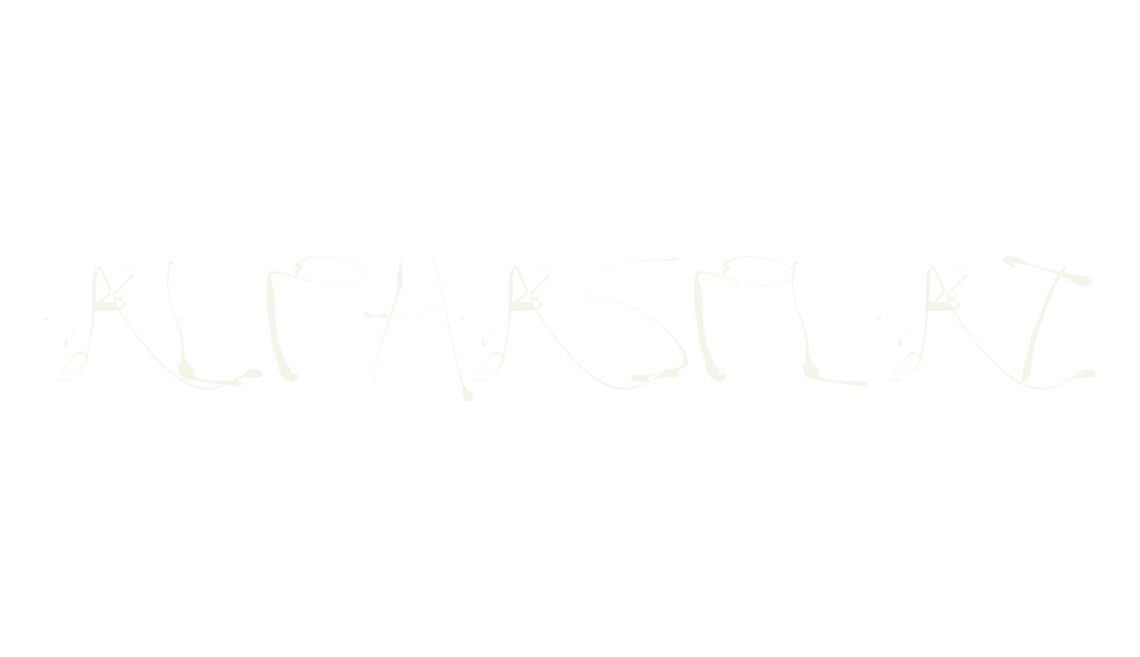 Alphasplat, paint font preview