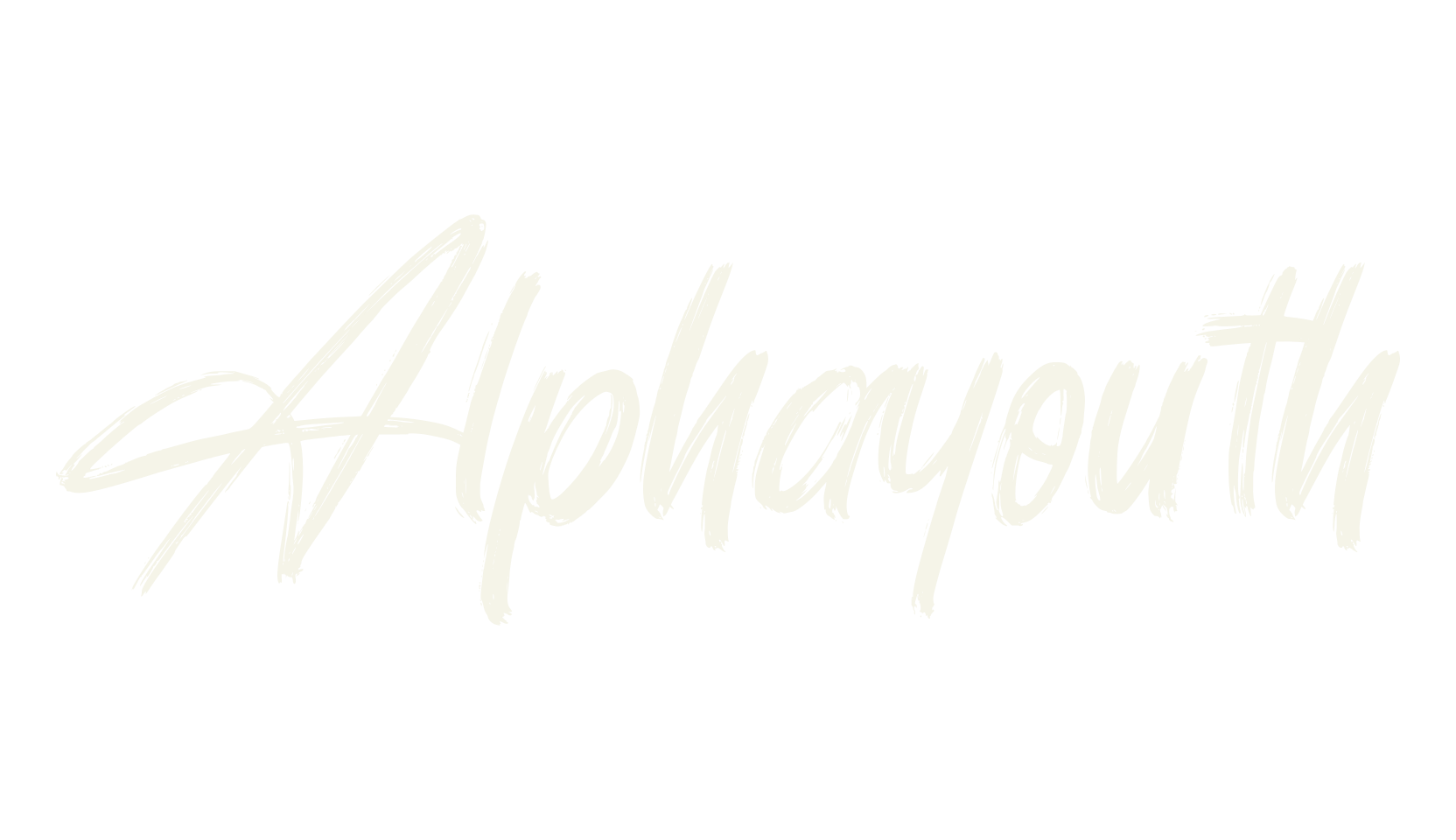 Alphayouth, logo font preview