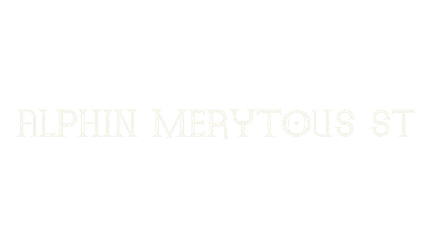 Alphin Merytous St, fantasy font preview