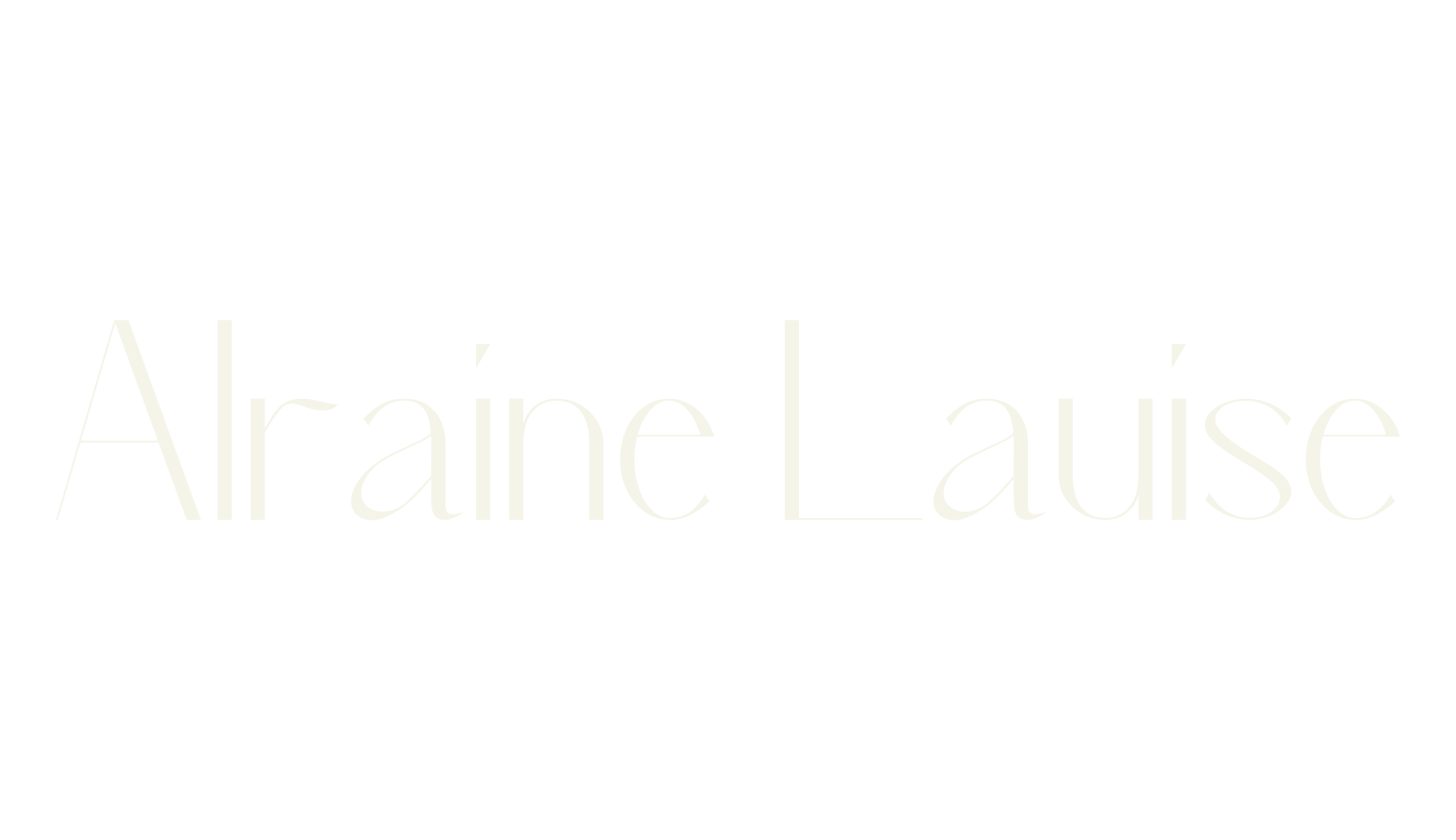 Alraine Lauise, unique font preview