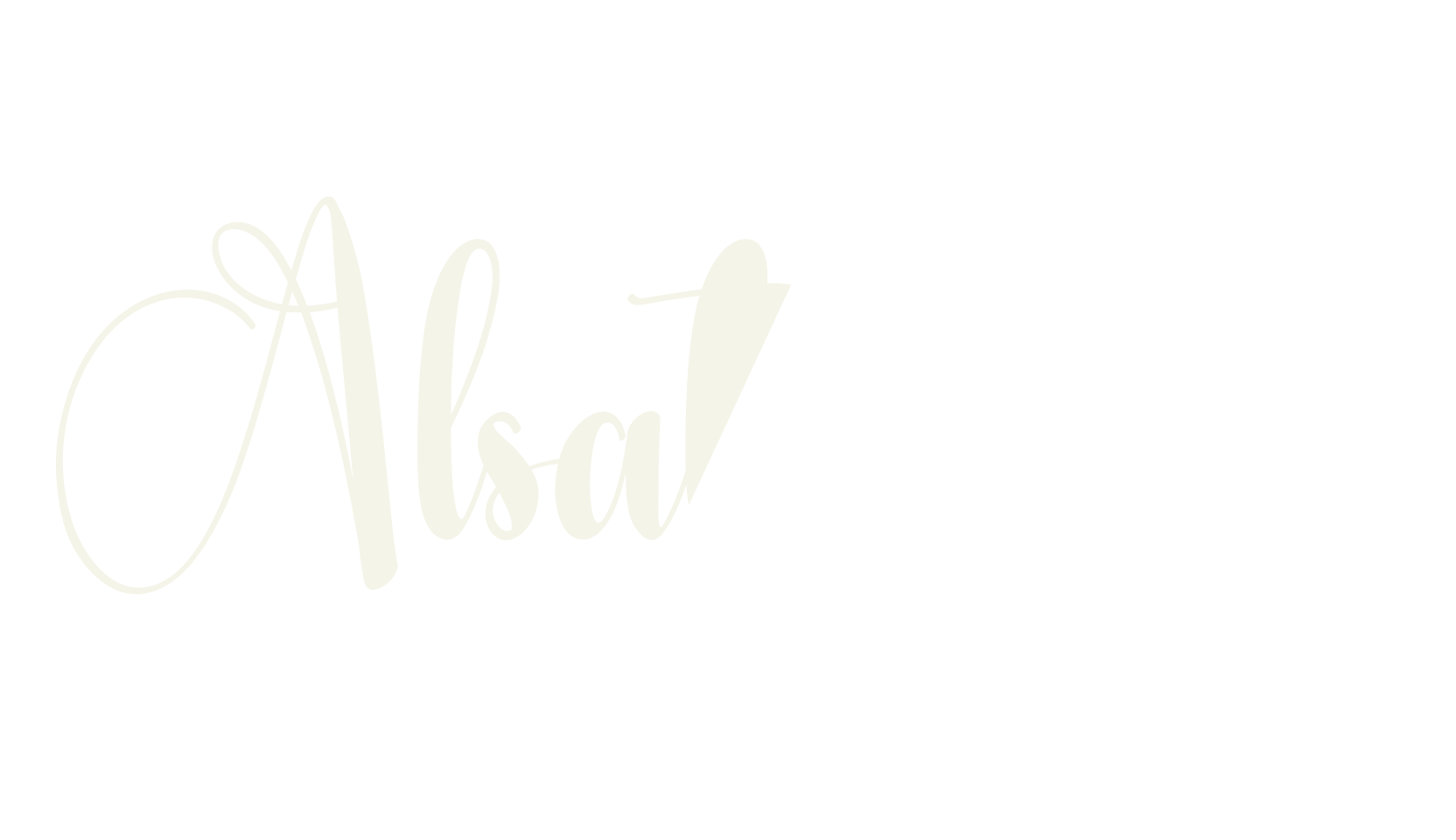 Alsatiandog, calligraphy font preview