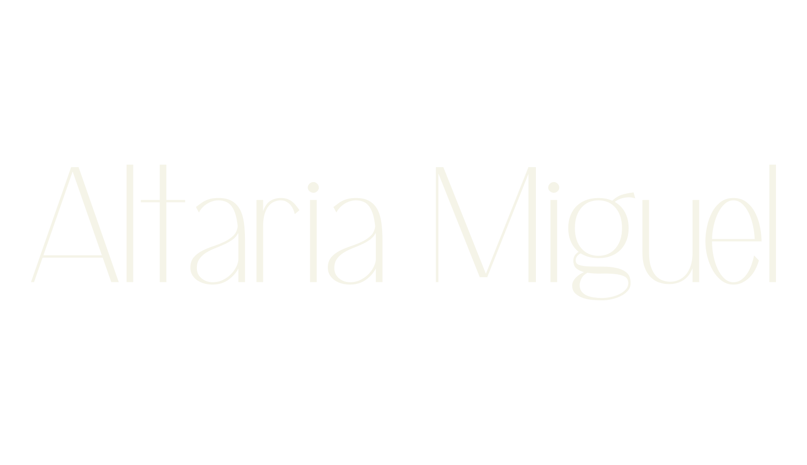 Altaria Miguel, feminine font preview