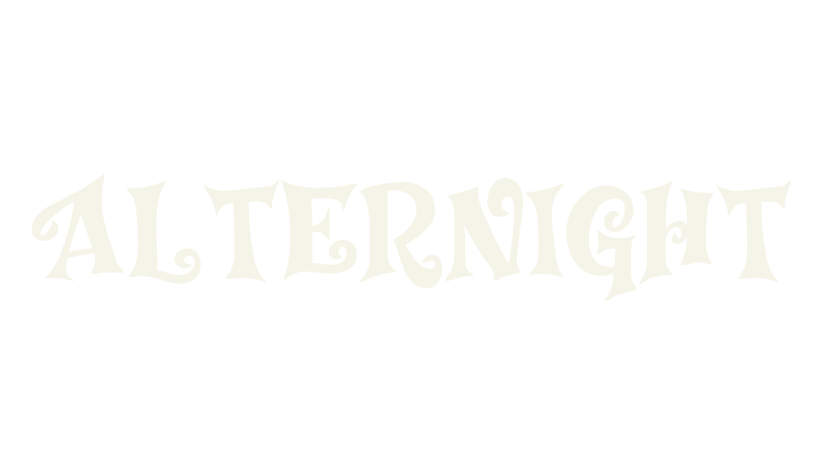 Alternight, halloween font preview