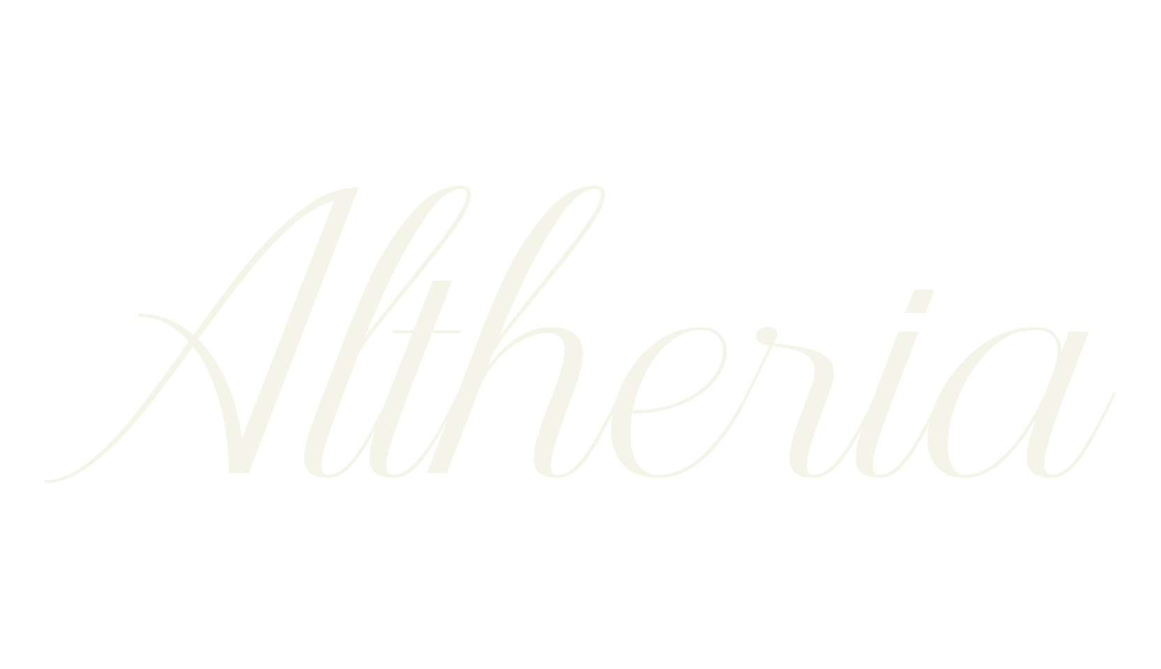 Altheria, elegant font preview