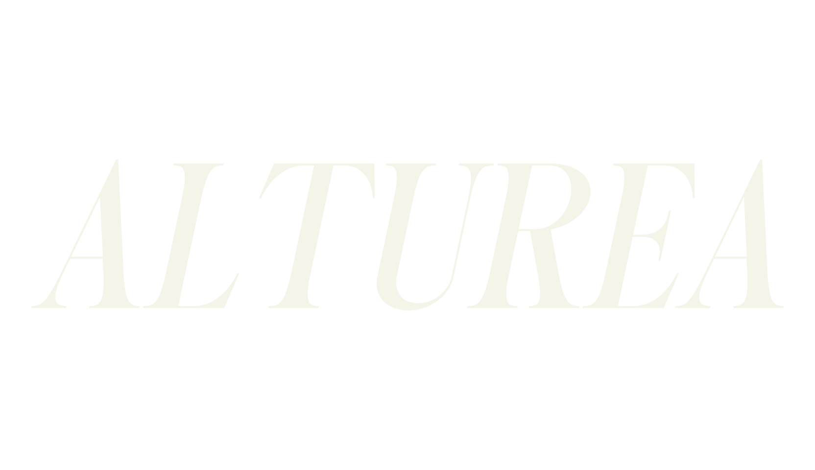 ALTUREA, italic font preview