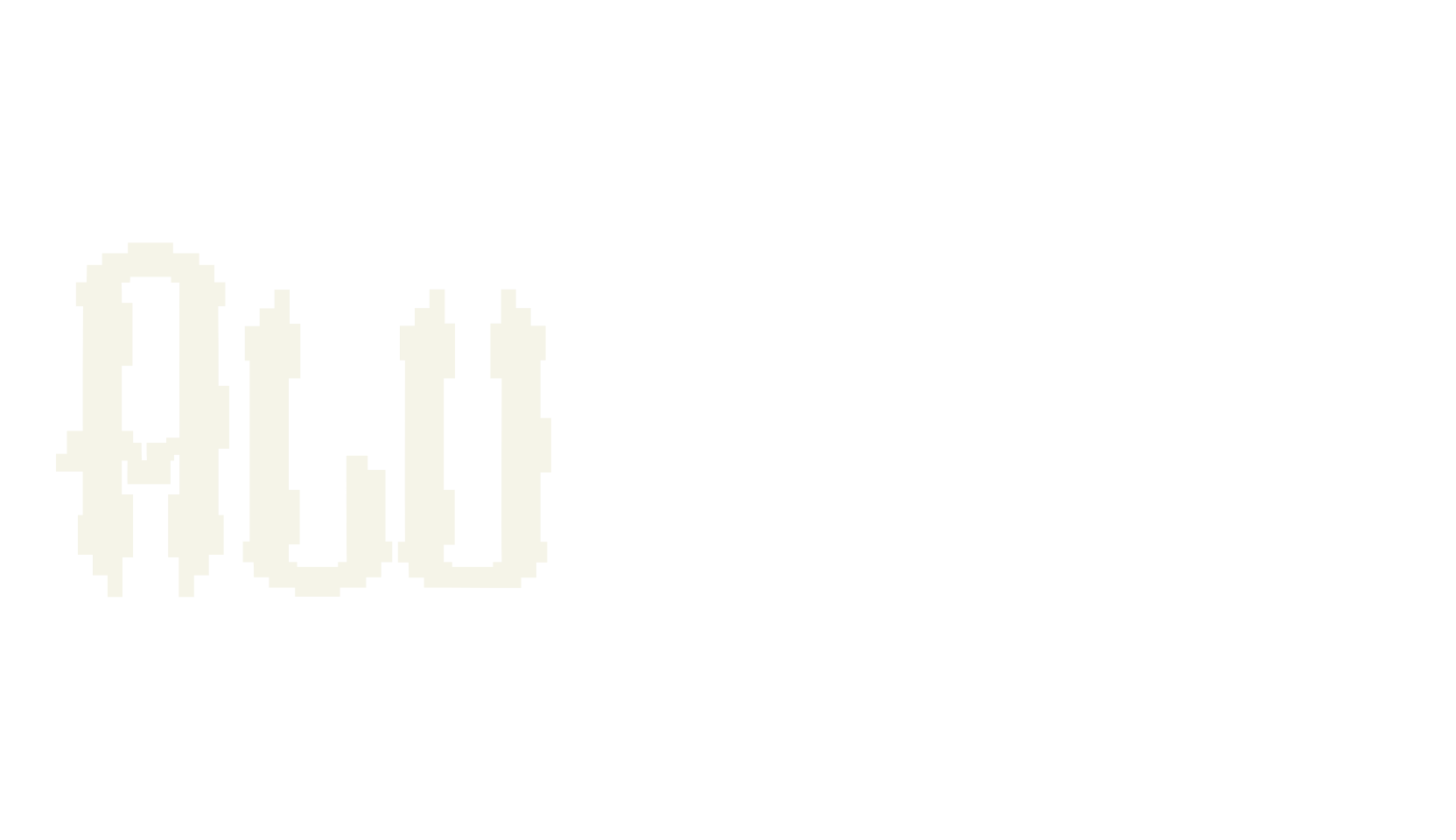 Alucrads, pixel font preview