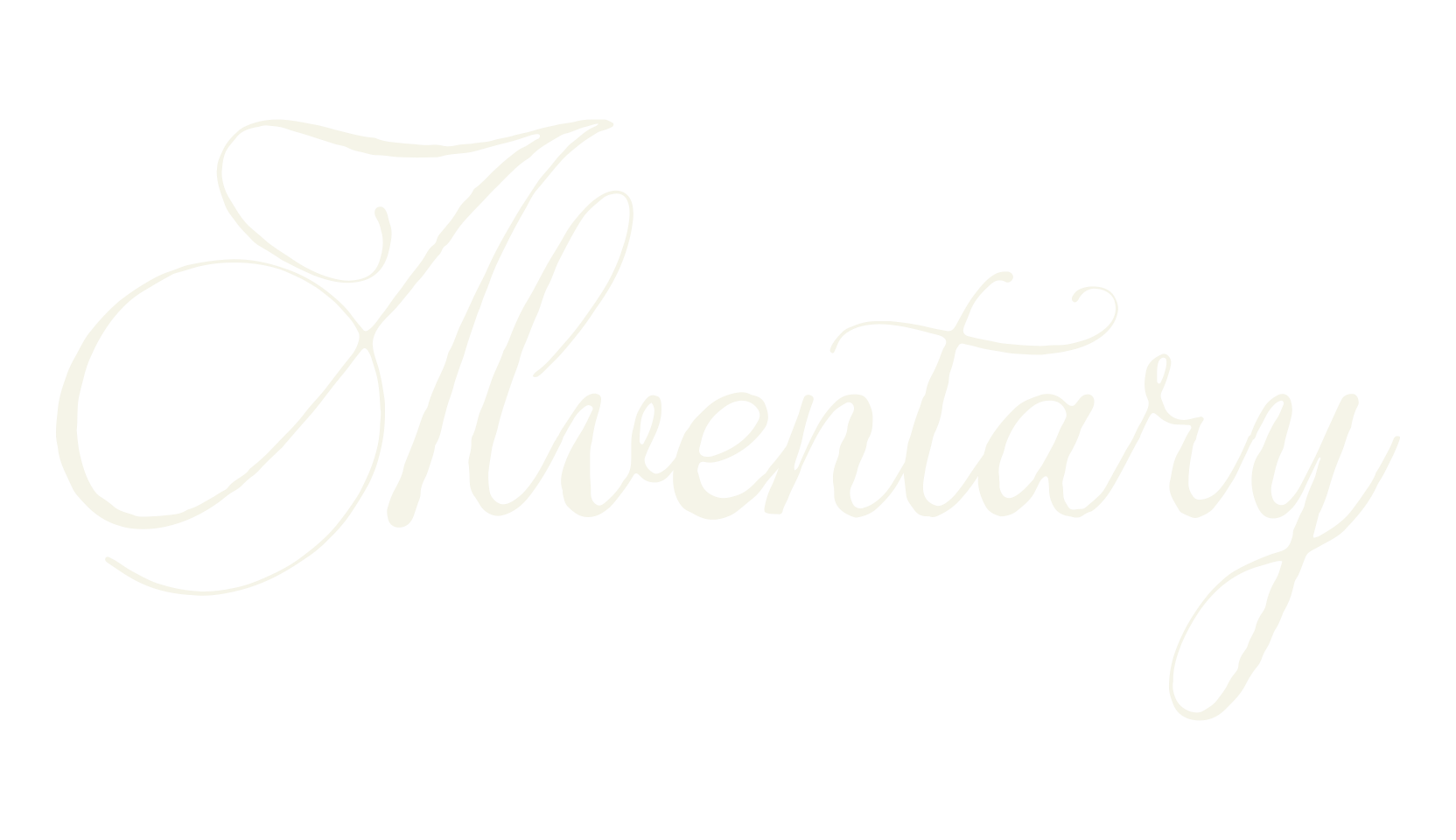Alventary, calligraphy font preview