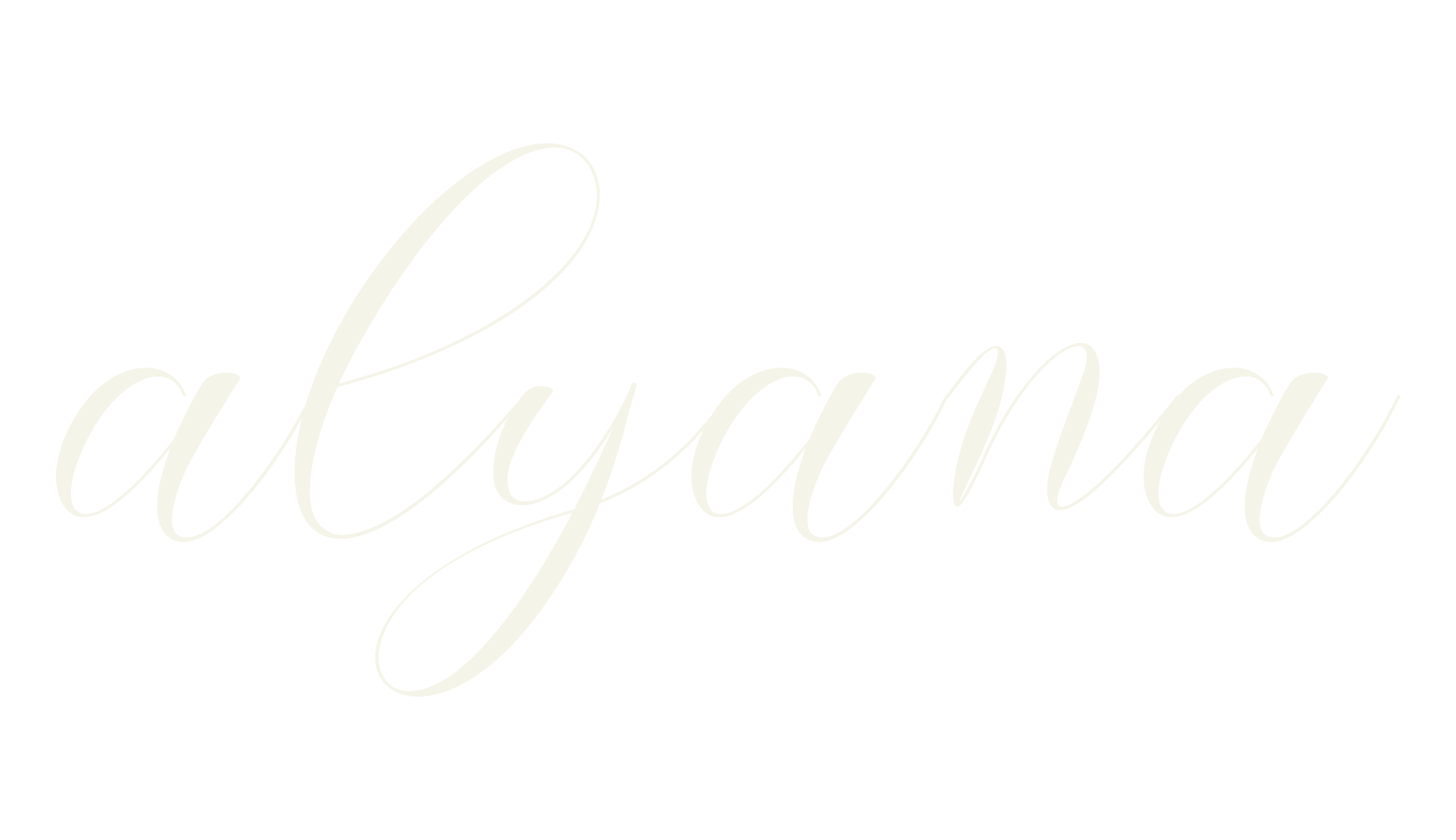 alyana, calligraphy font preview
