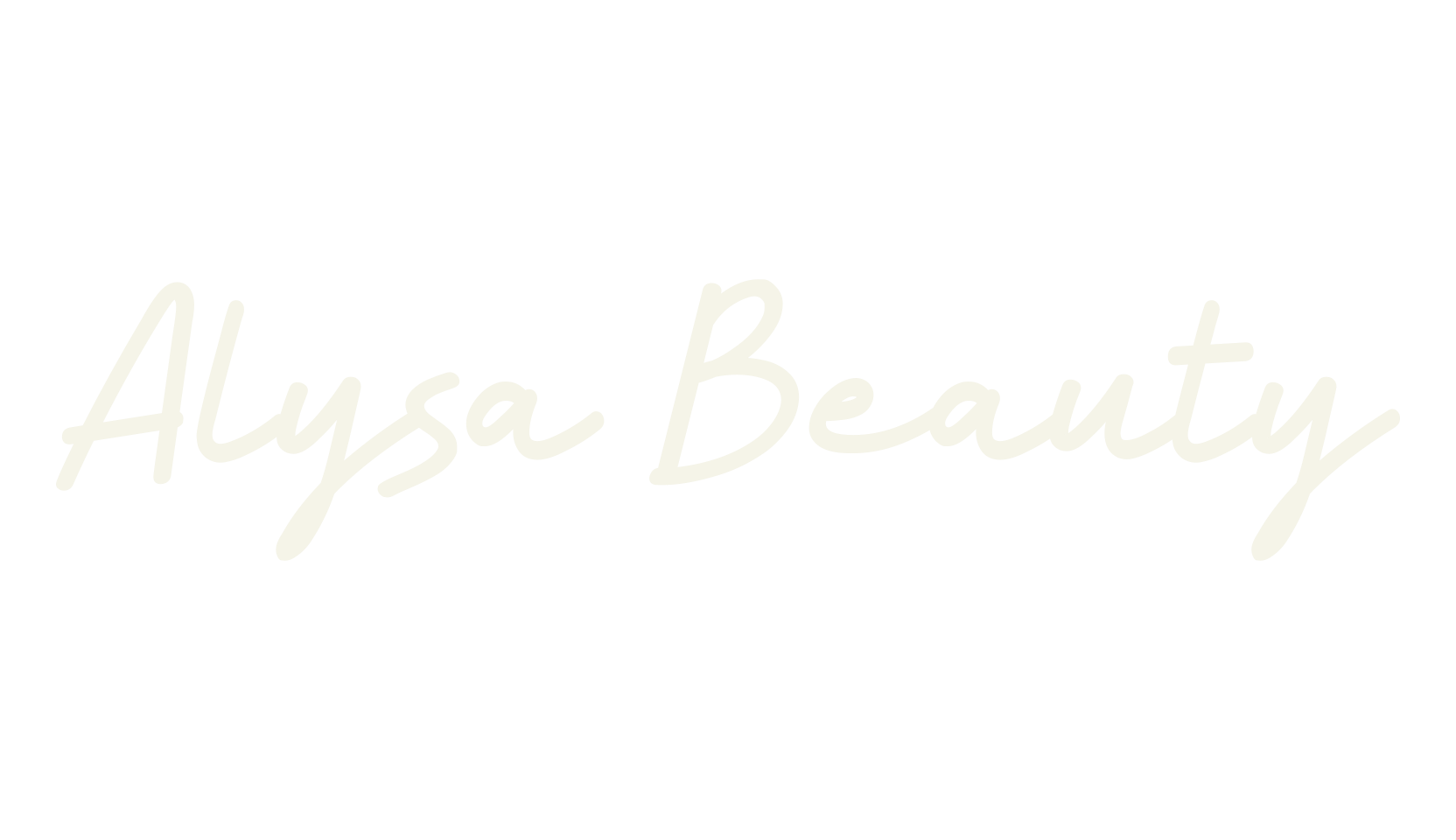Alysa Beauty, script font preview